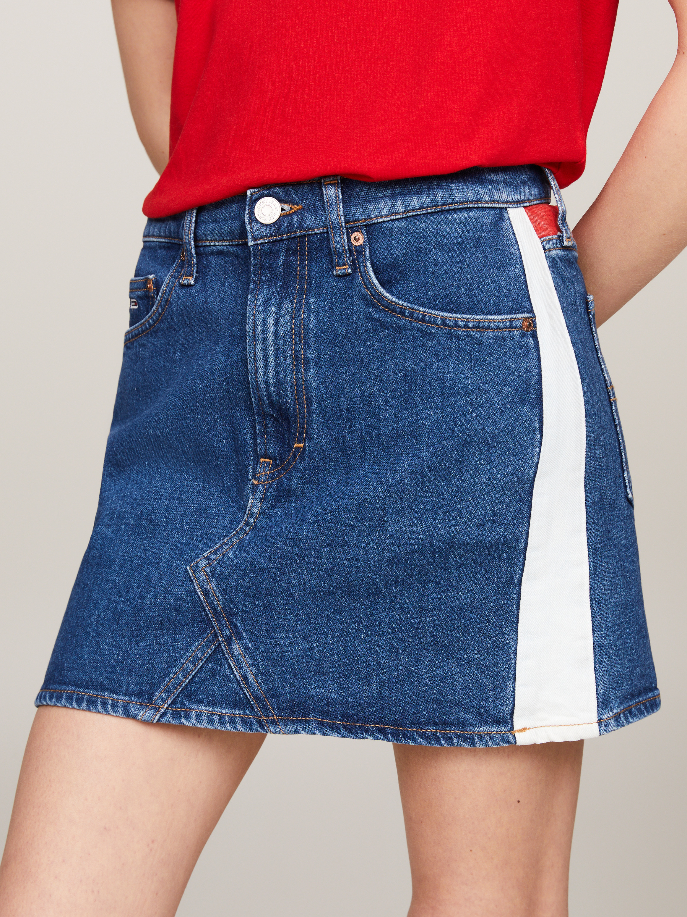 Mini skirt jeans for sale sales