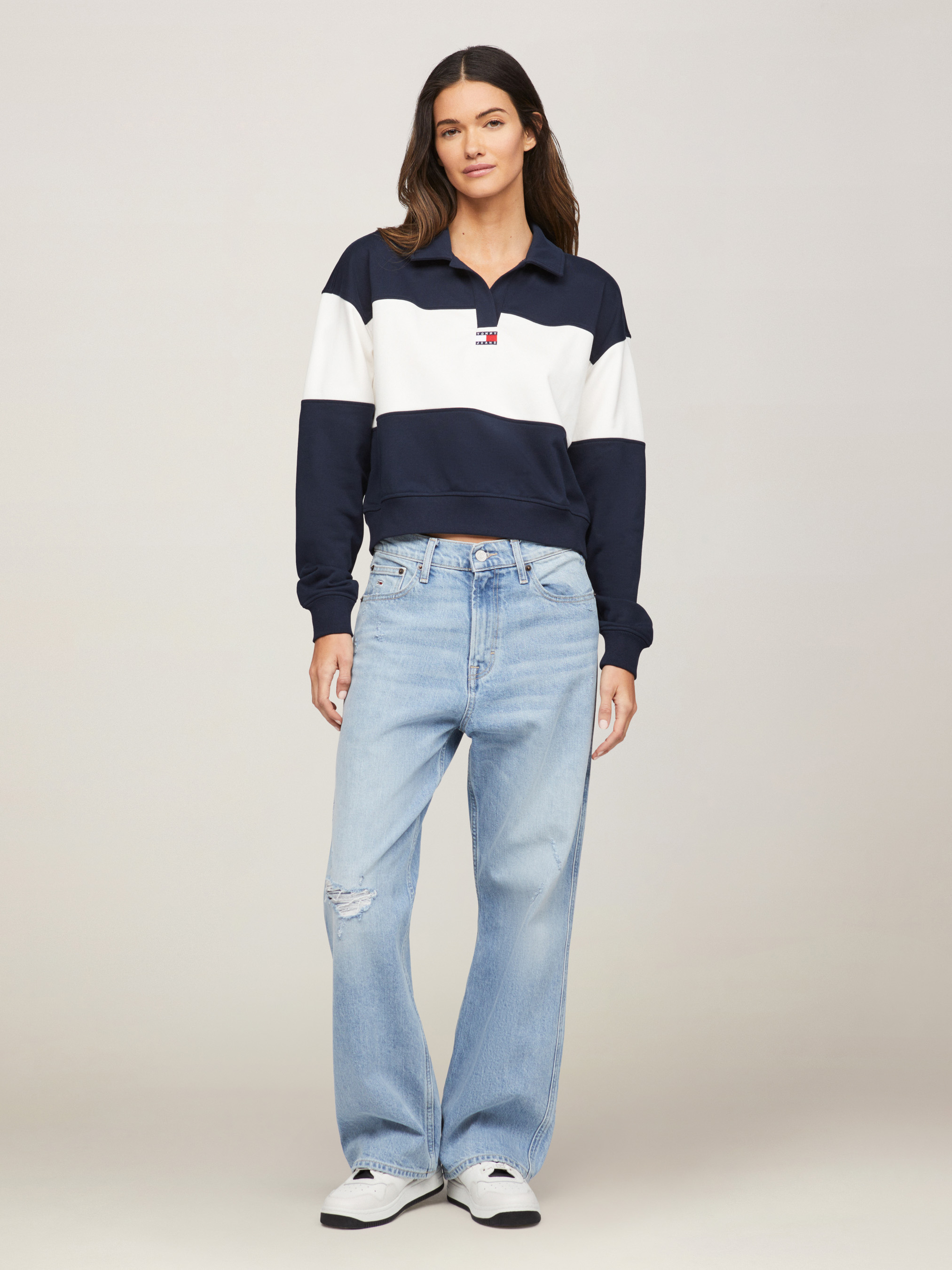 Colourblock Badge Sweatshirt | Sweatshirts & Hoodies | Tommy