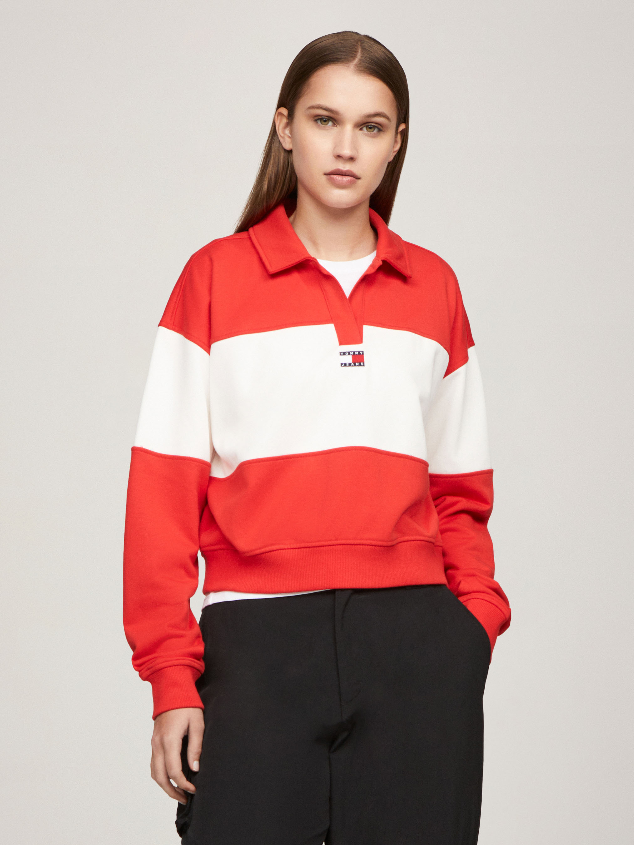 Womens tommy jeans sweatshirt sales