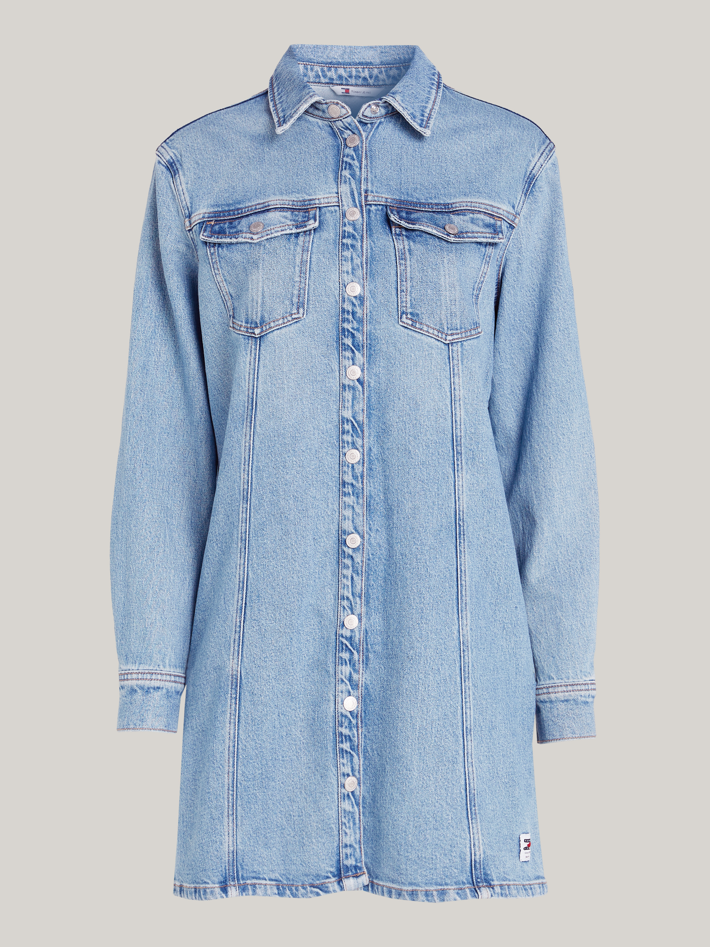 I LINE DENIM SHIRT DRESS