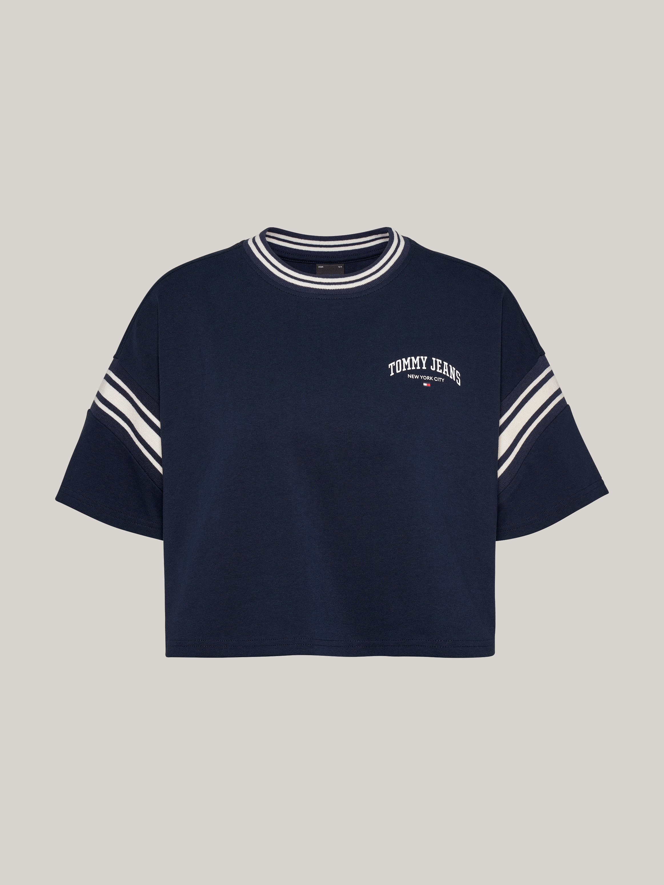 Tシャツ・カットソー  Jeans Varsity Overdyed T-Shirt Varsity Cropped Relaxed T-Shirt | T-Shirts | Tommy Jeans