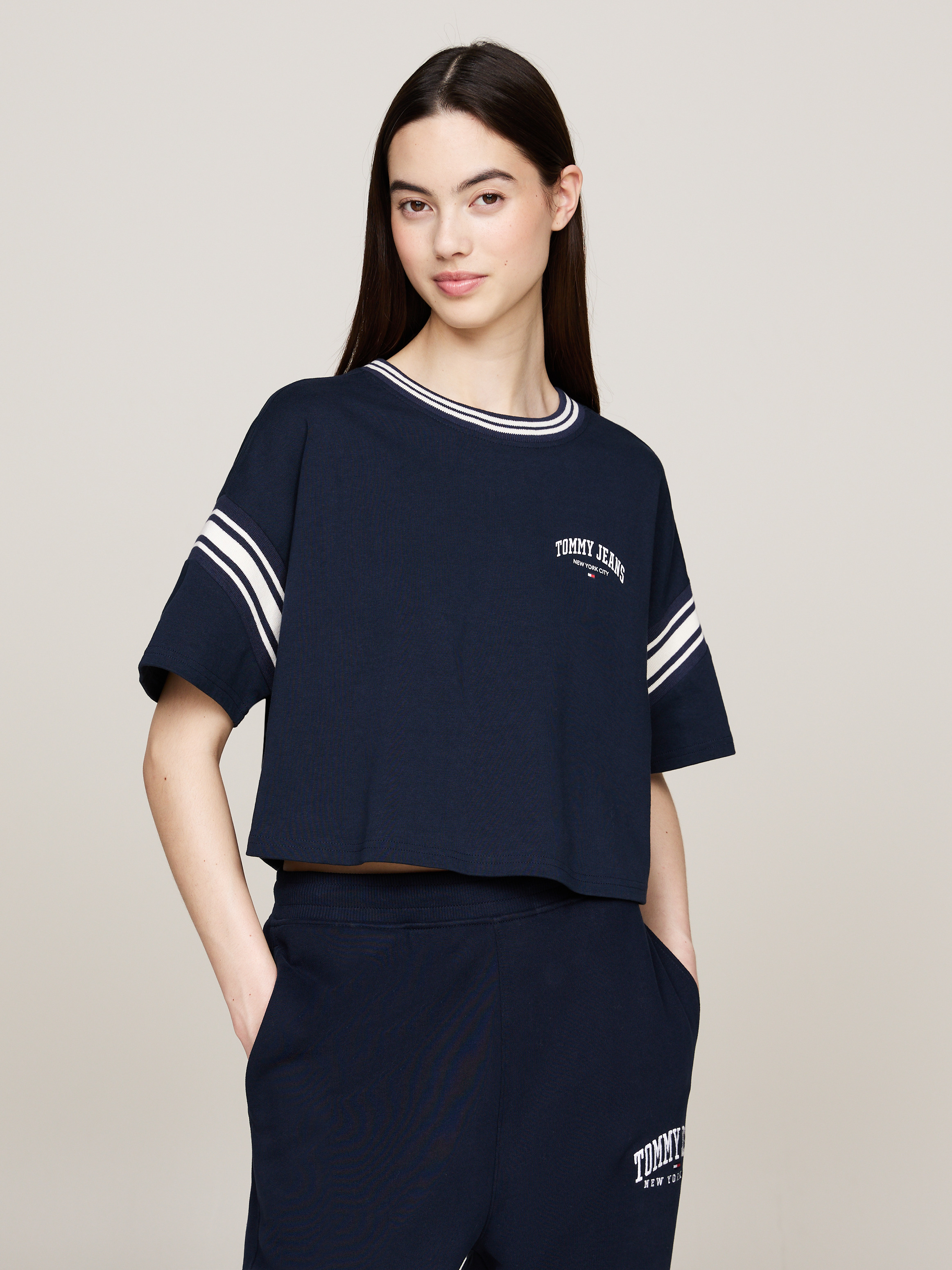 Tシャツ・カットソー  Jeans Varsity Overdyed T-Shirt ZETASTORE_22SS009WHT_02_2c5a88