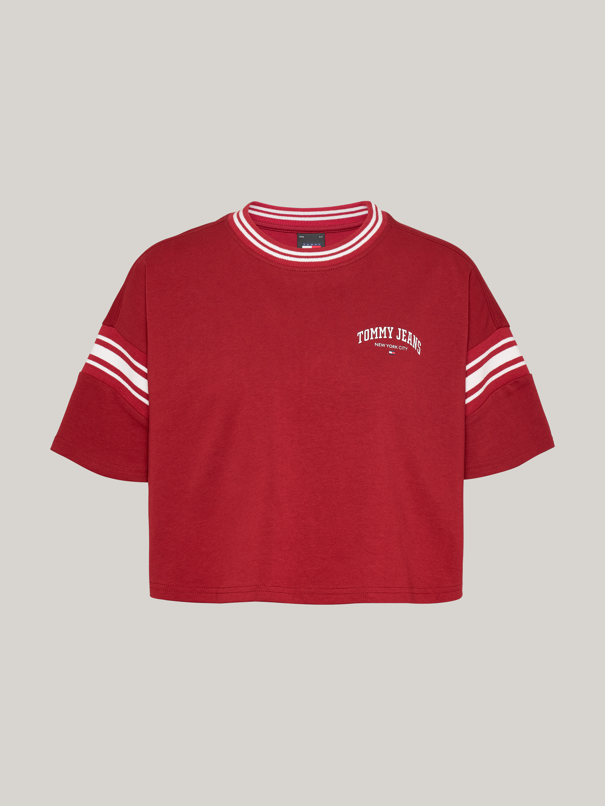 Varsity Cropped Relaxed T-Shirt | T-Shirts | Tommy Jeans