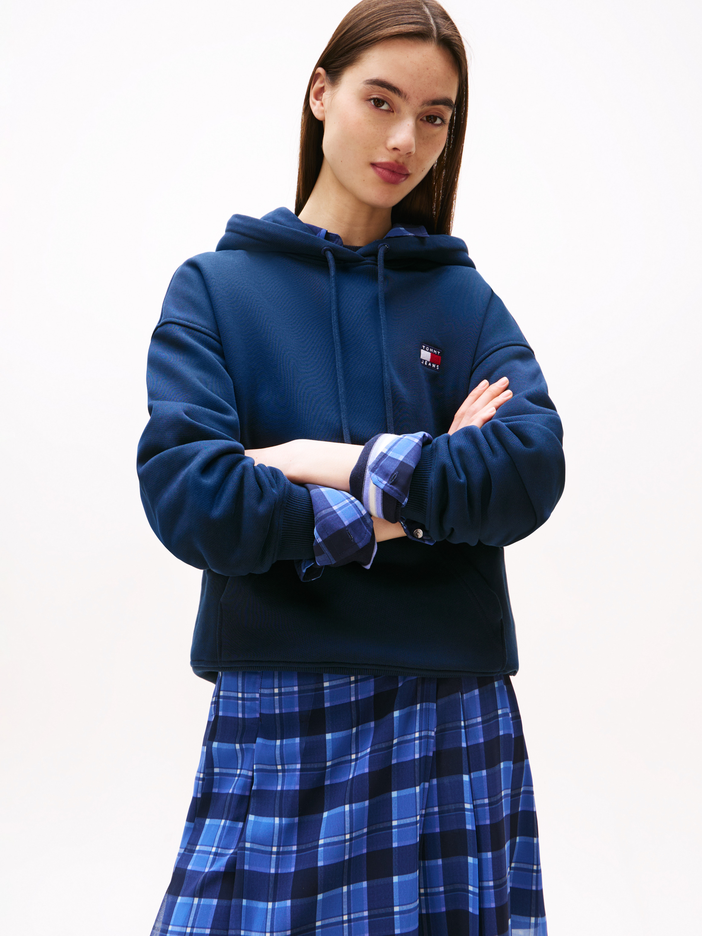 Boxy Badge Hoodie
