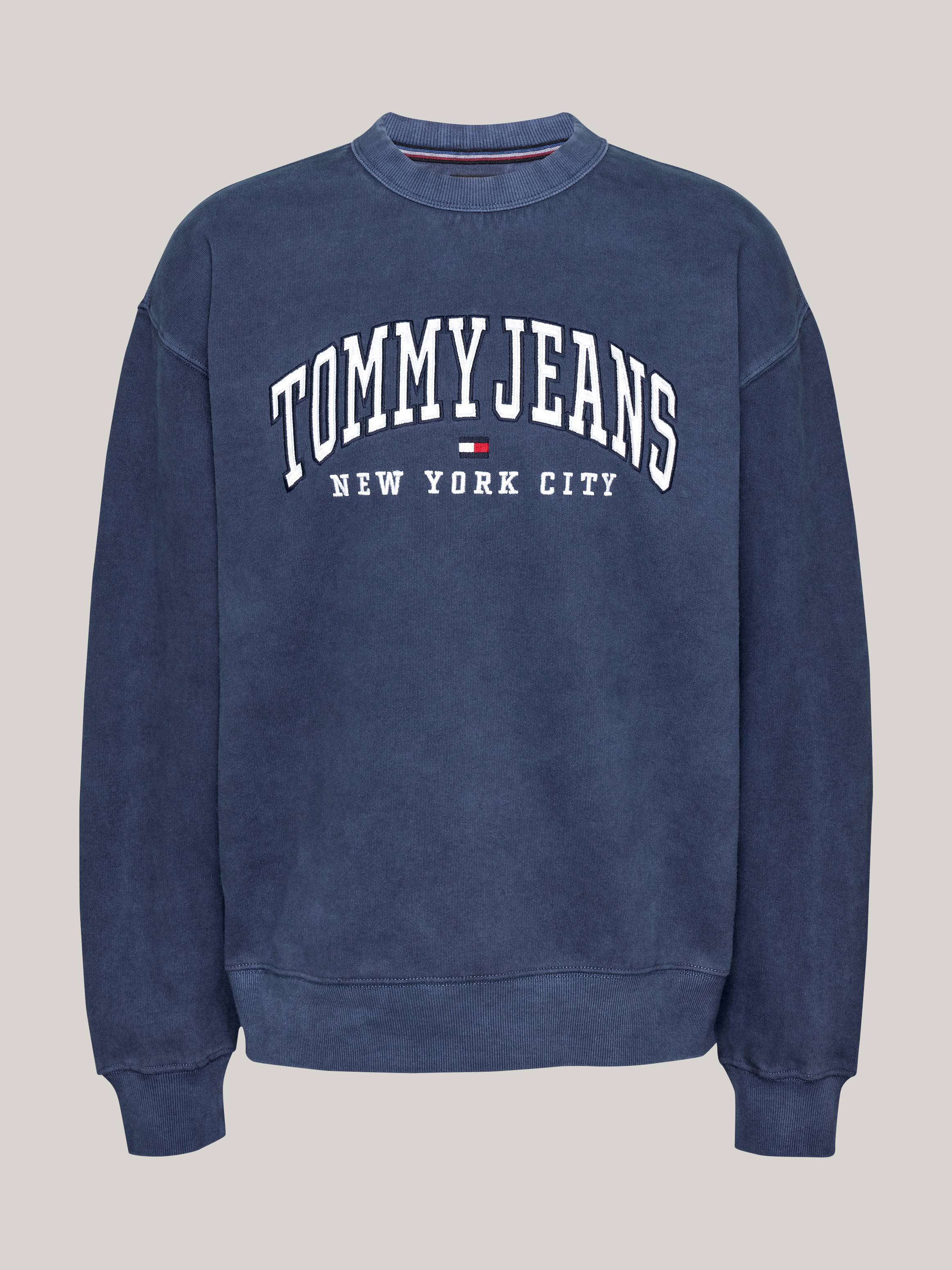 Varsity Relaxed Crew Neck Sweatshirt Sweatshirts Hoodies Tommy Jeans