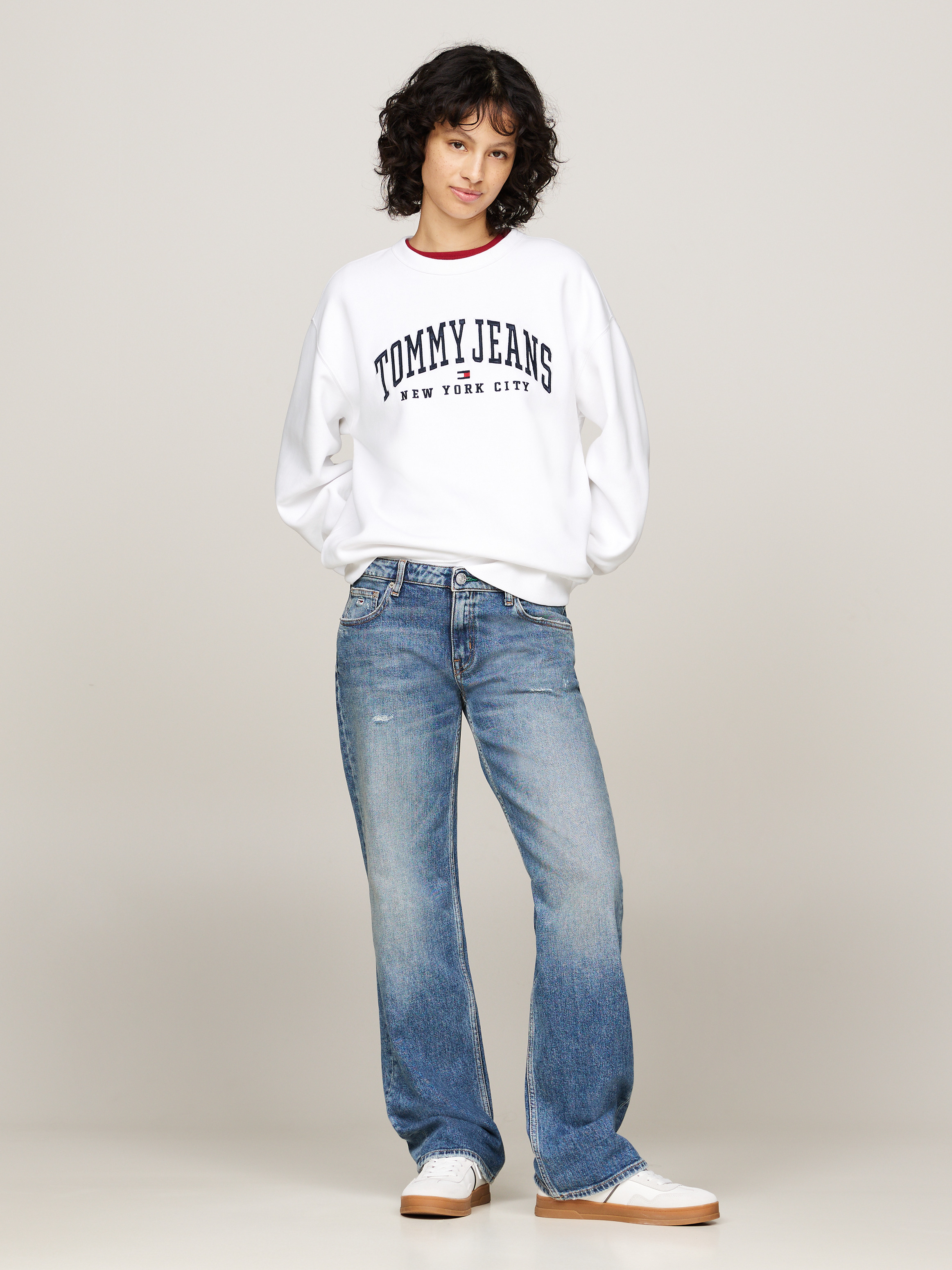 Varsity Relaxed Crew Neck Sweatshirt | Sweatshirts & Hoodies
