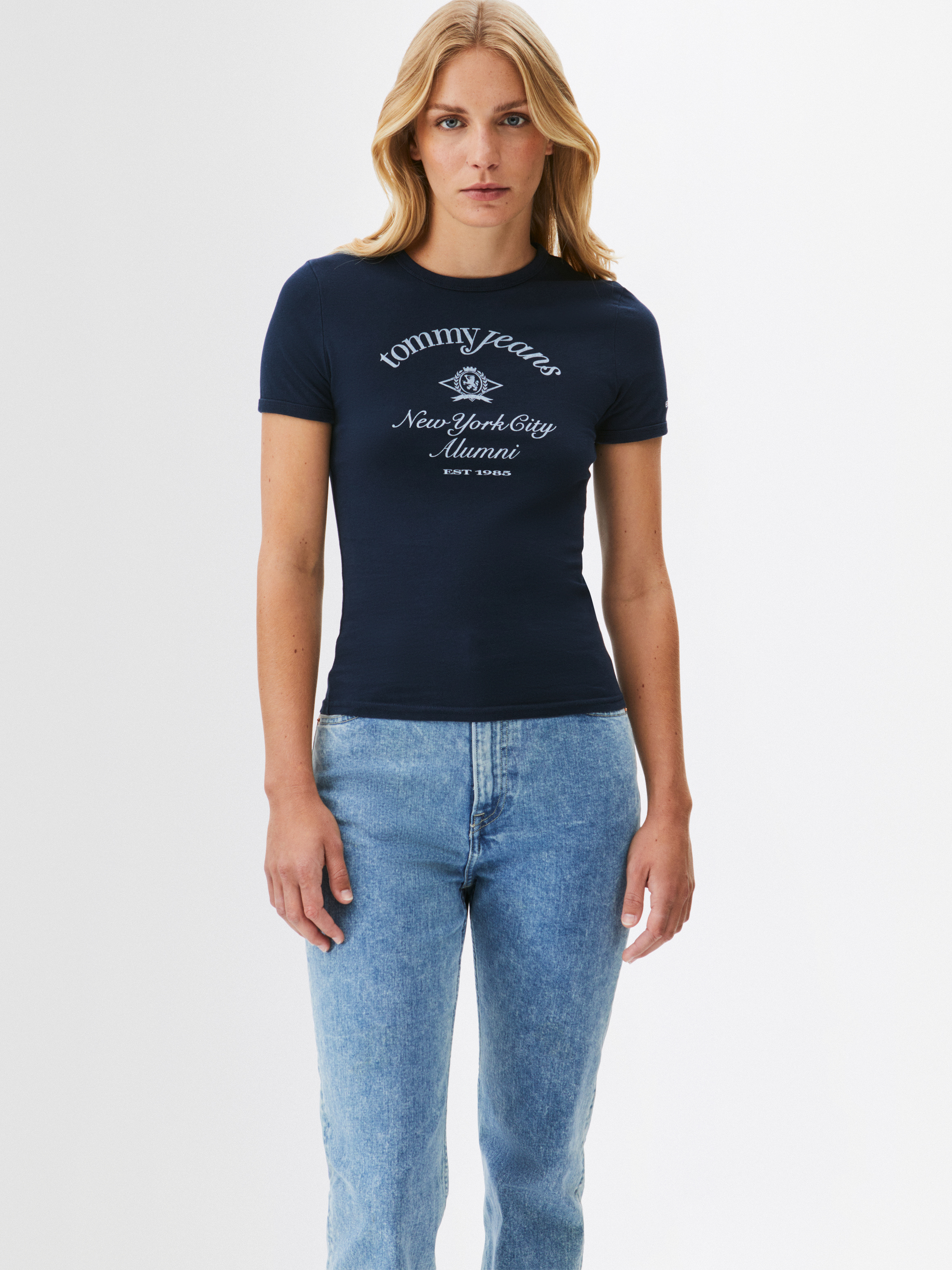 【 JEANS】SLIM RINGER T-SHIRT Ringer Tee | Women's T-Shirts, Polo Shirts | Wrangler SE