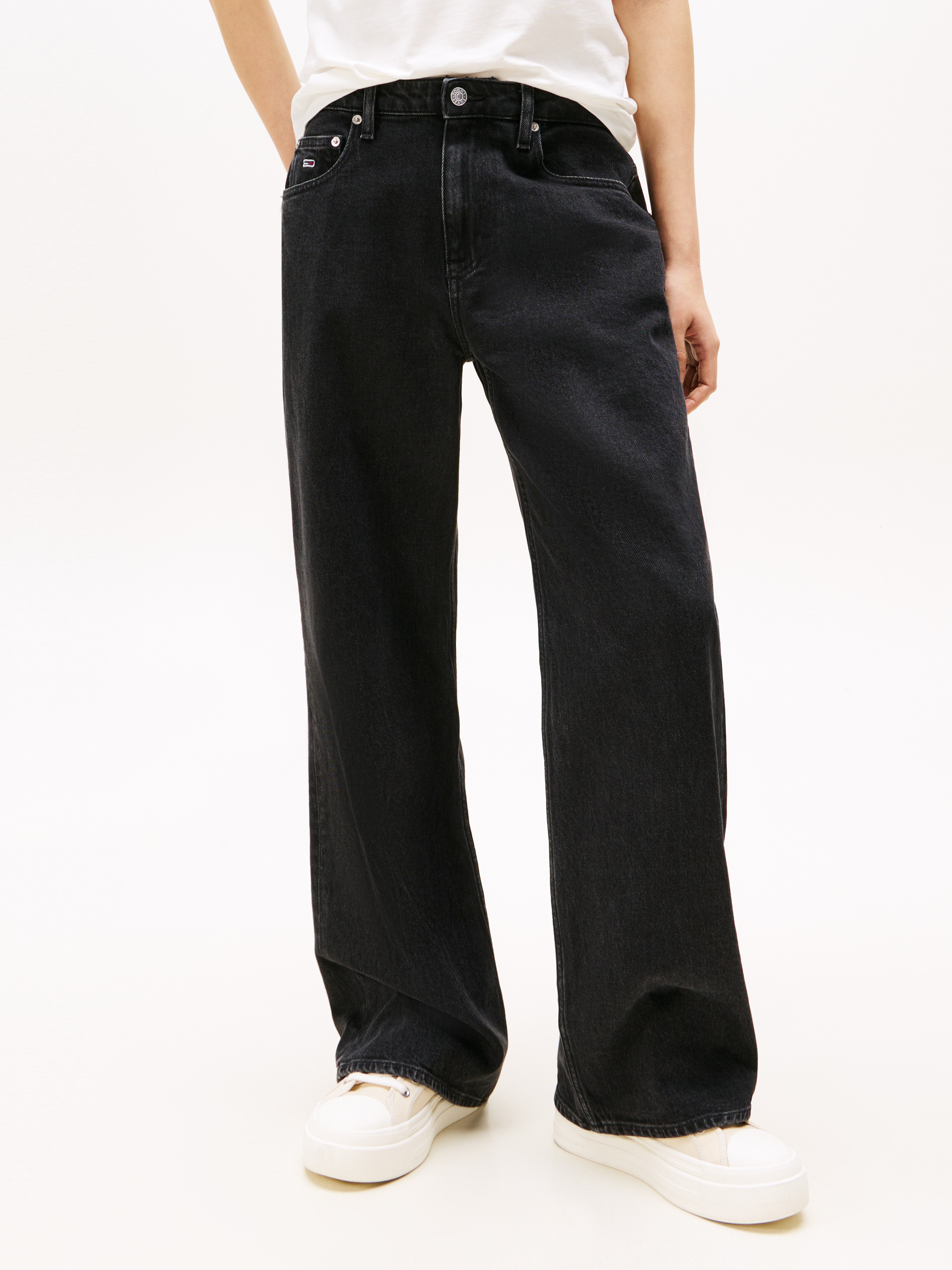 Mia Black Straight Leg Jeans
