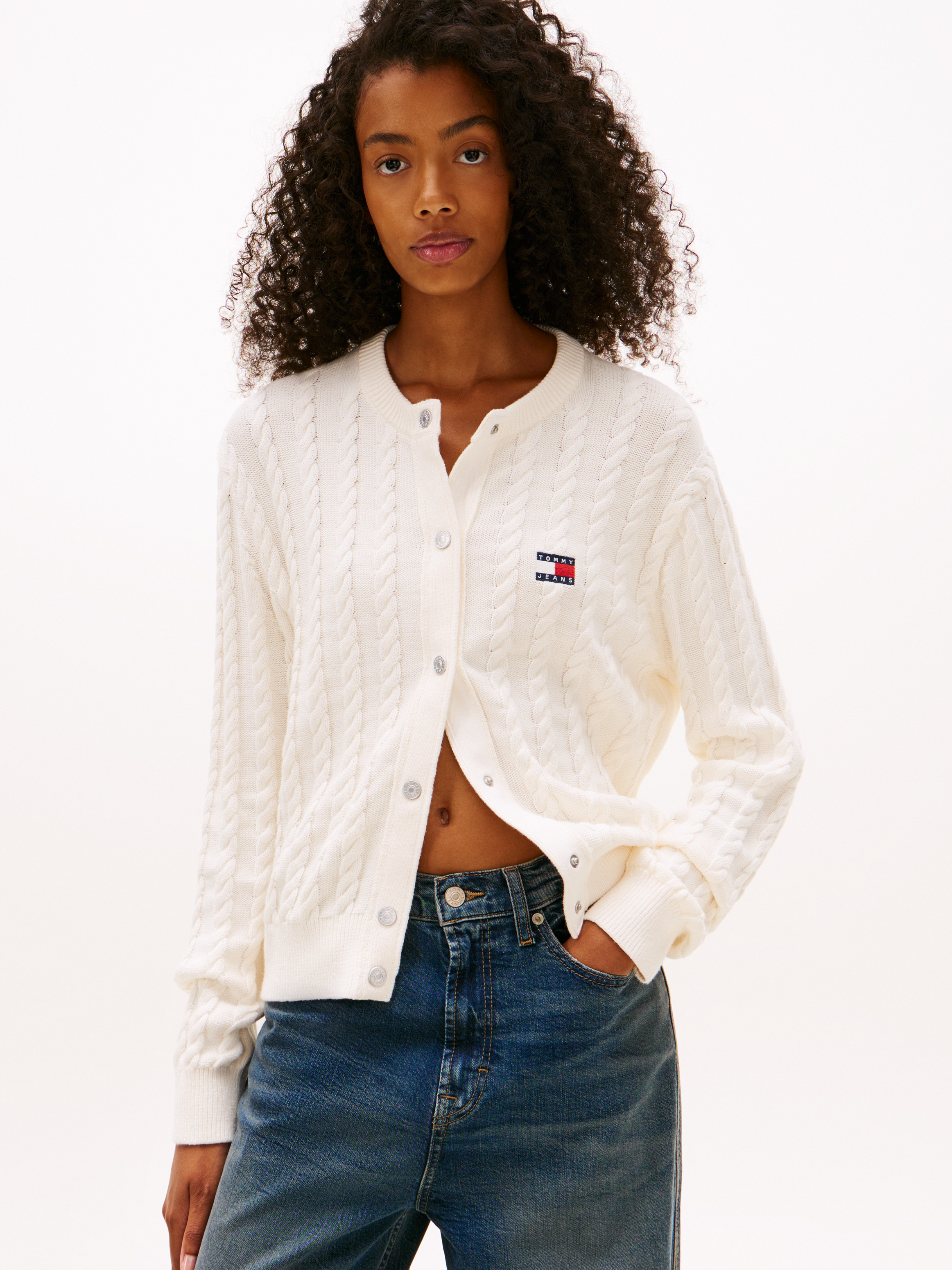 Essential Cable Knit Cardigan