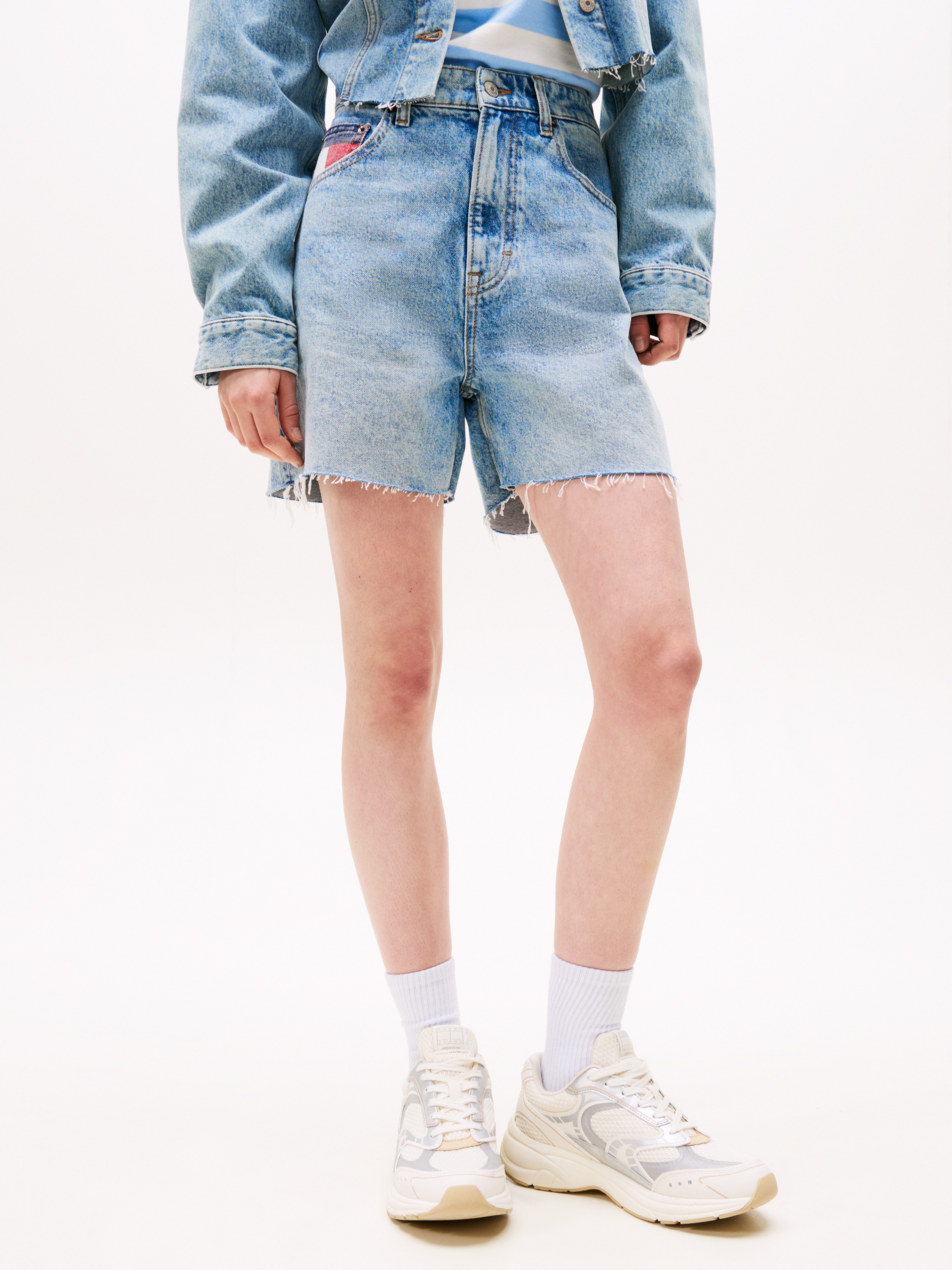 Mom Fit Denim Shorts