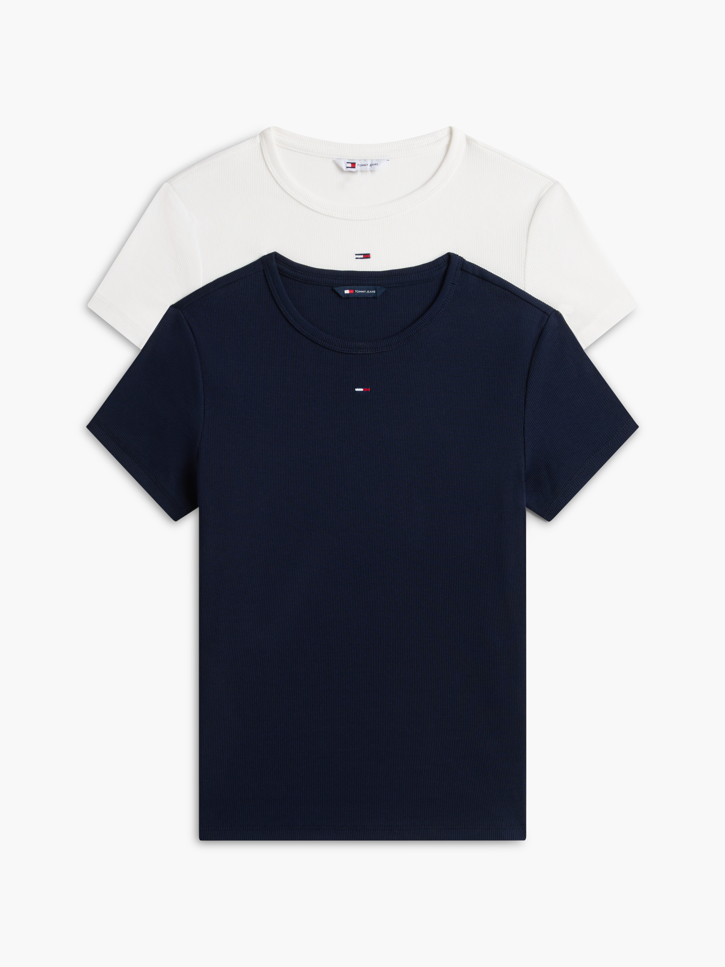 2 Pack Essential Rib Tees