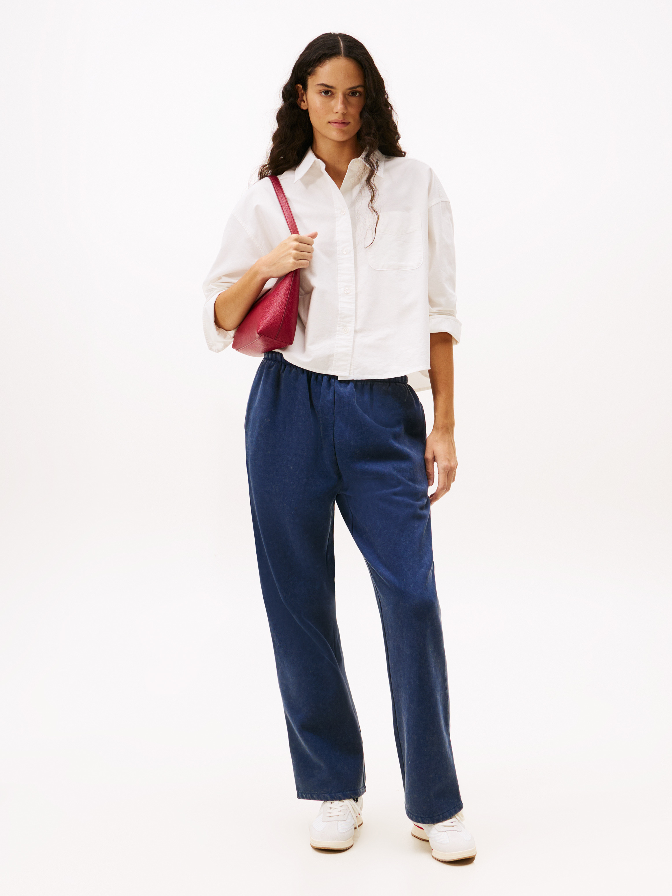 Cropped Oxford Shirt Shirts Tommy Jeans