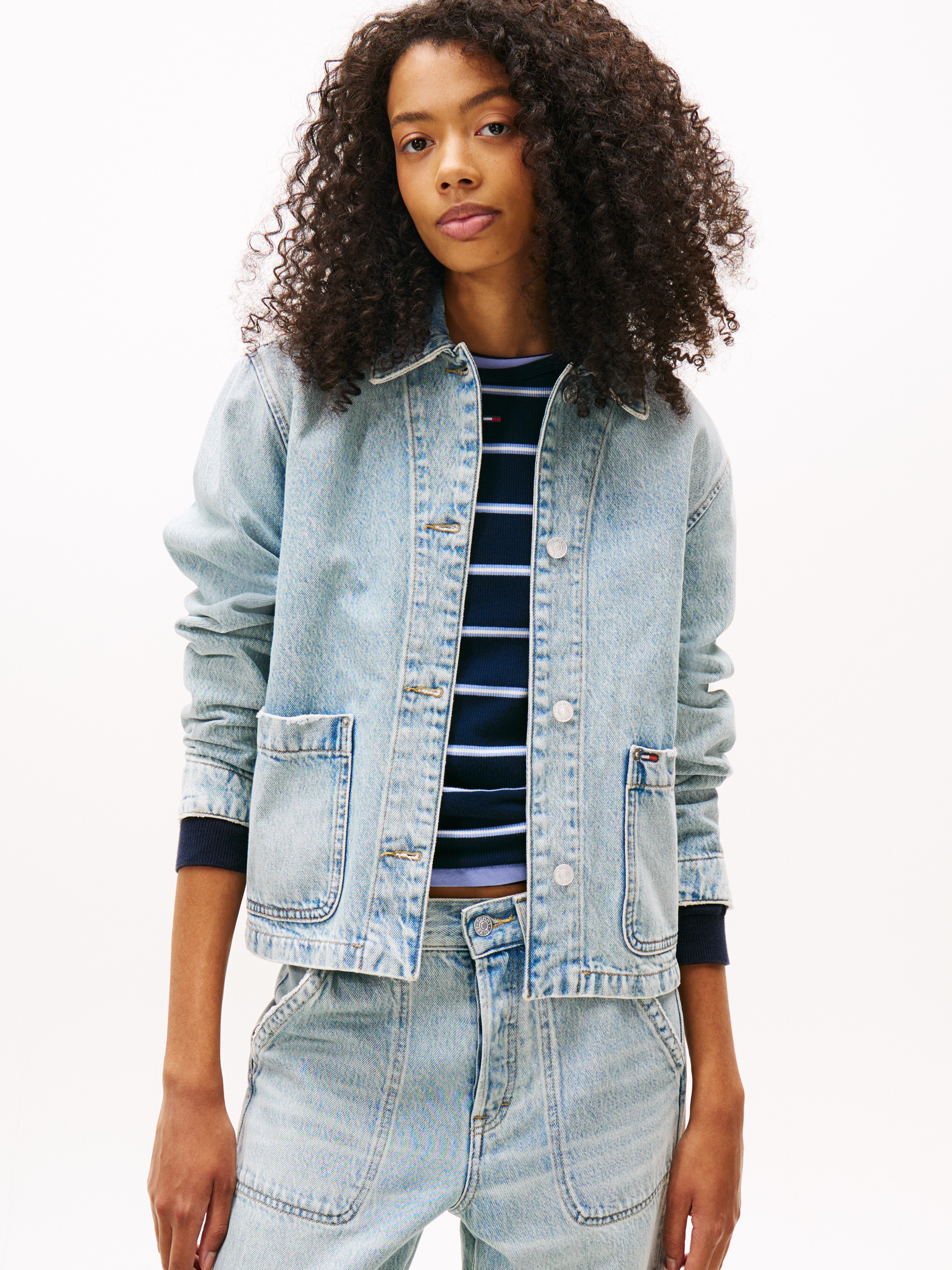 Relaxed Denim Chore Jacket