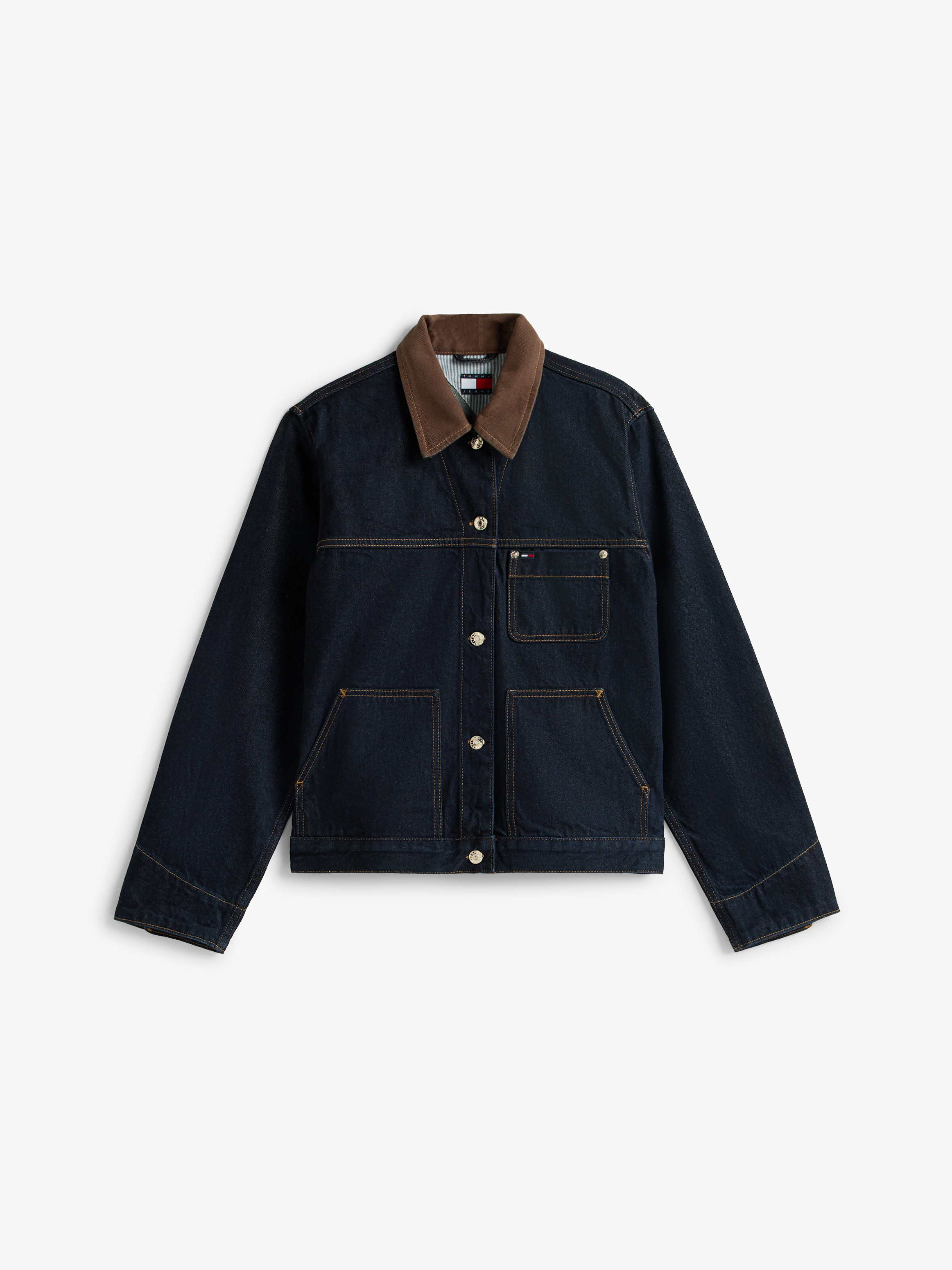 Oversized Denim Chore Jacket | Coats & Jackets | Tommy Jeans