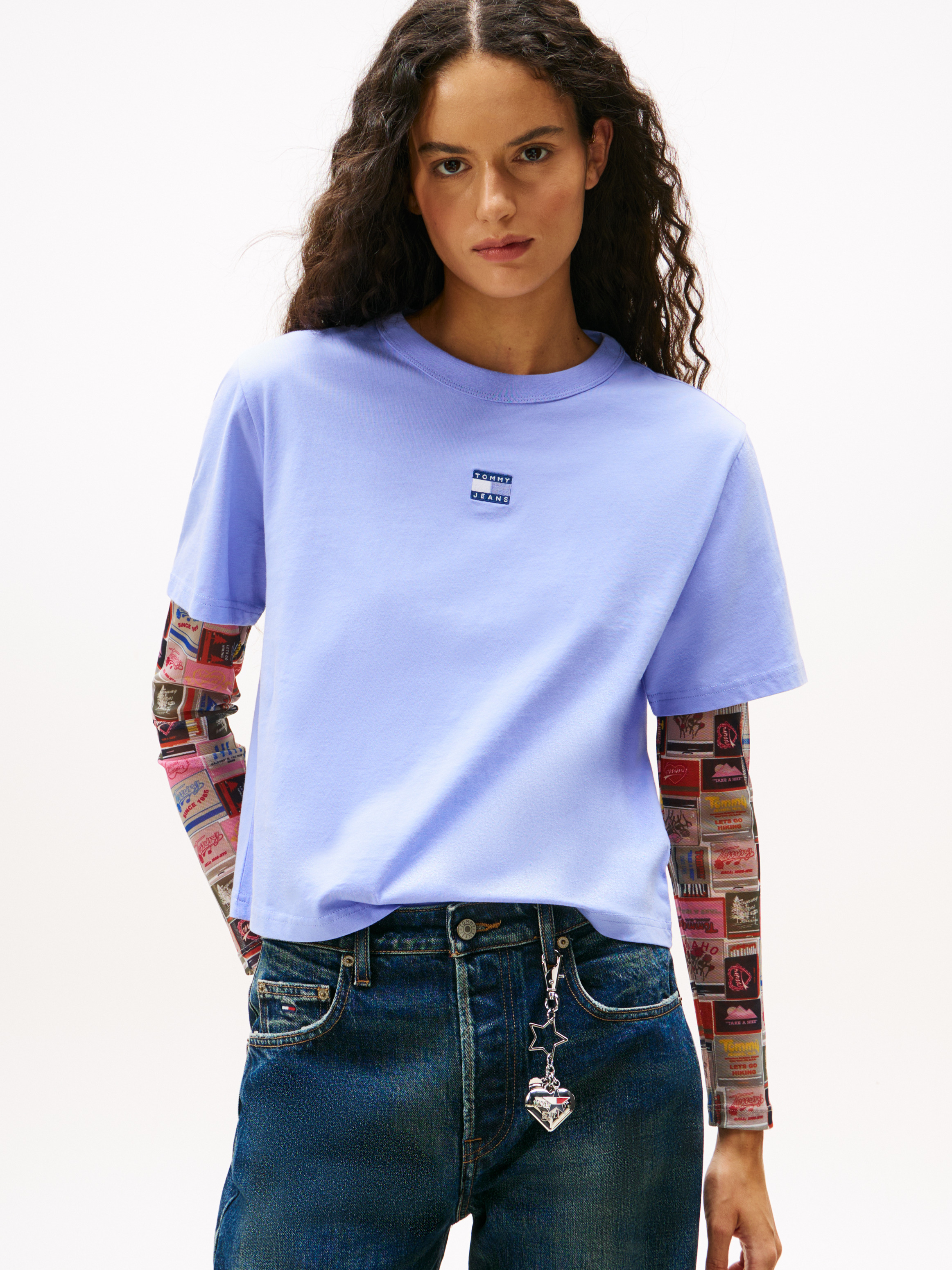 Boxy Badge Cotton Tee