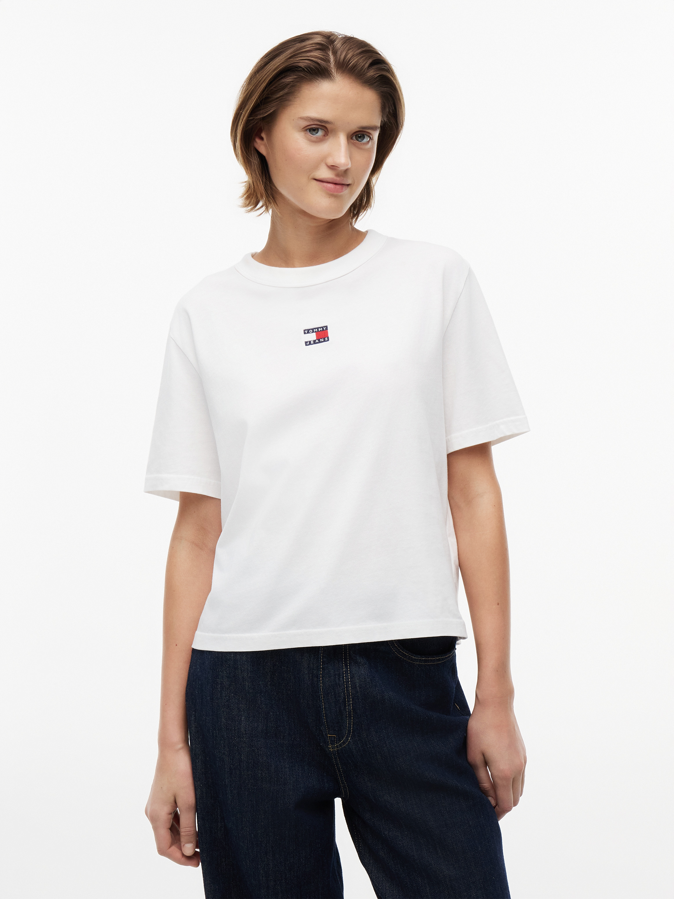 Boxy Badge Cotton Tee