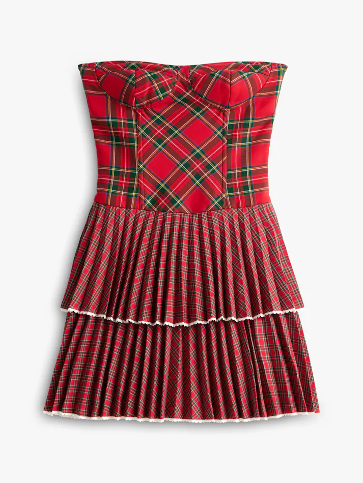 Tommy Girl Tartan Check Tiered Mini Dress | Dresses & Skirts | Tommy Jeans Tommy Girl Tartan Check Tiered Mini Dress | Dresses & Skirts | Tommy Jeans