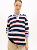 Relaxed Stripe Rugby Shirt