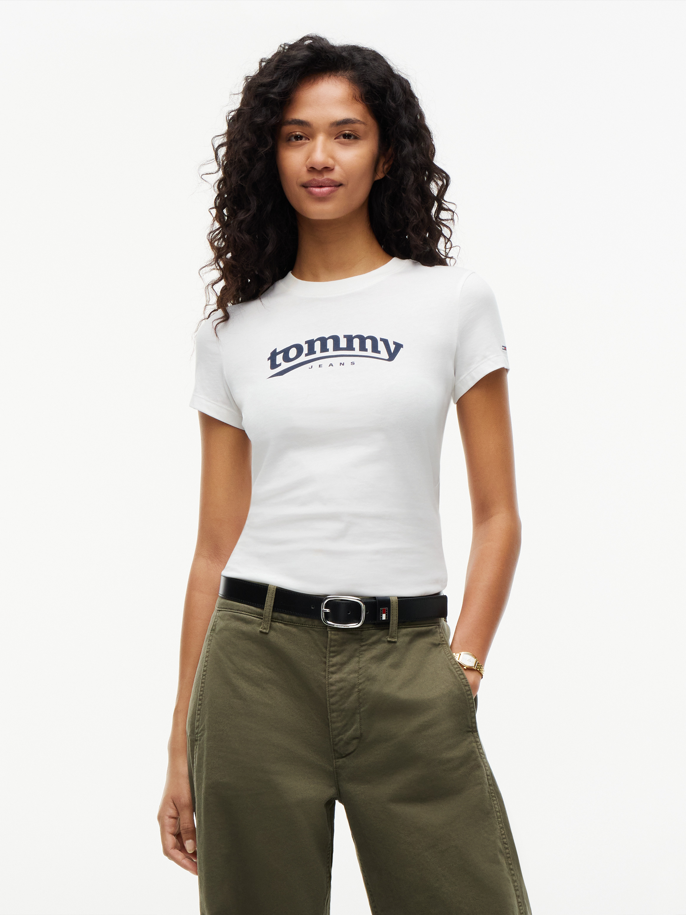 Logo Slim Crew Neck T-Shirt