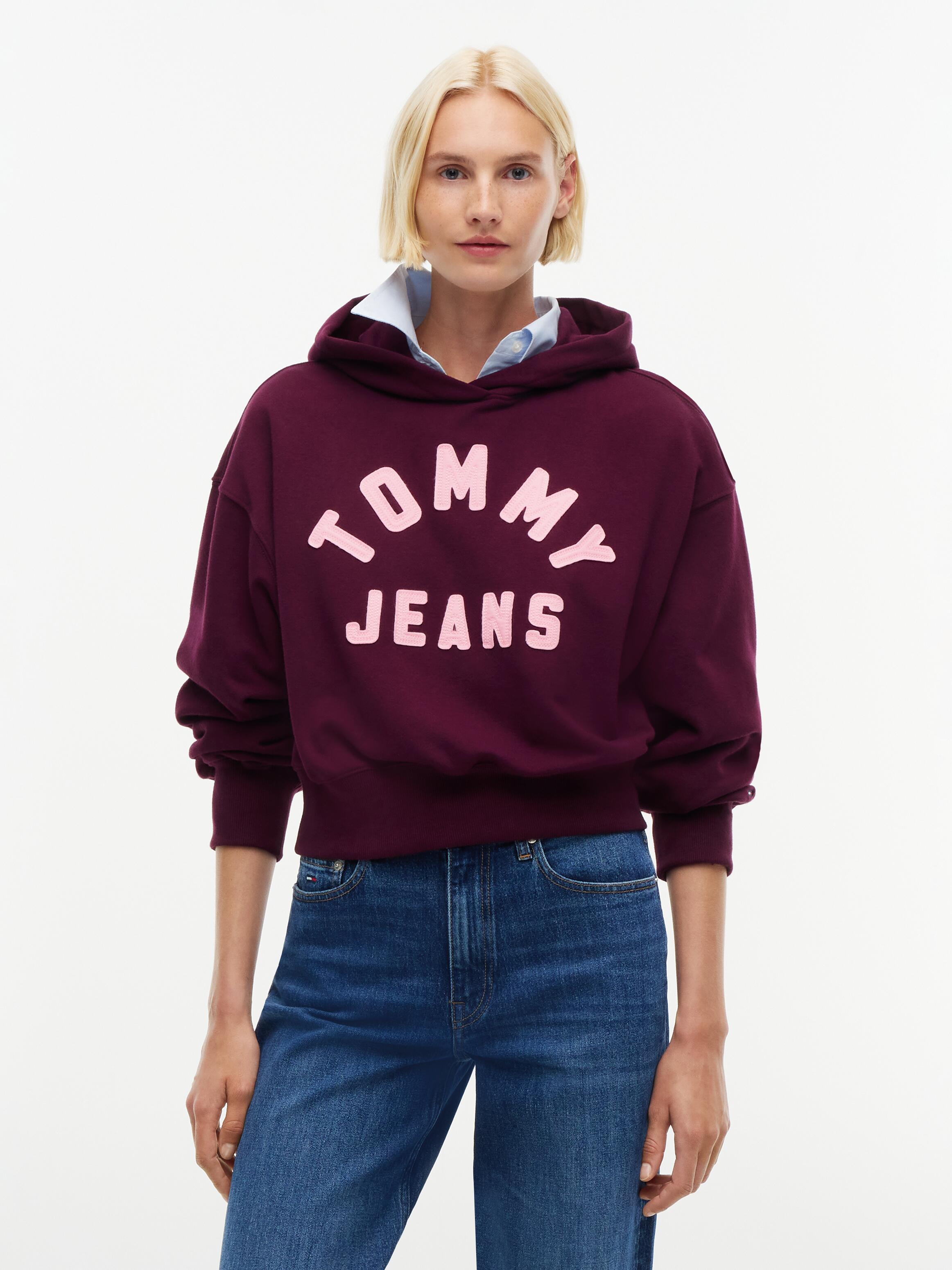 Varsity Logo Oversized Fleece Hoodie
