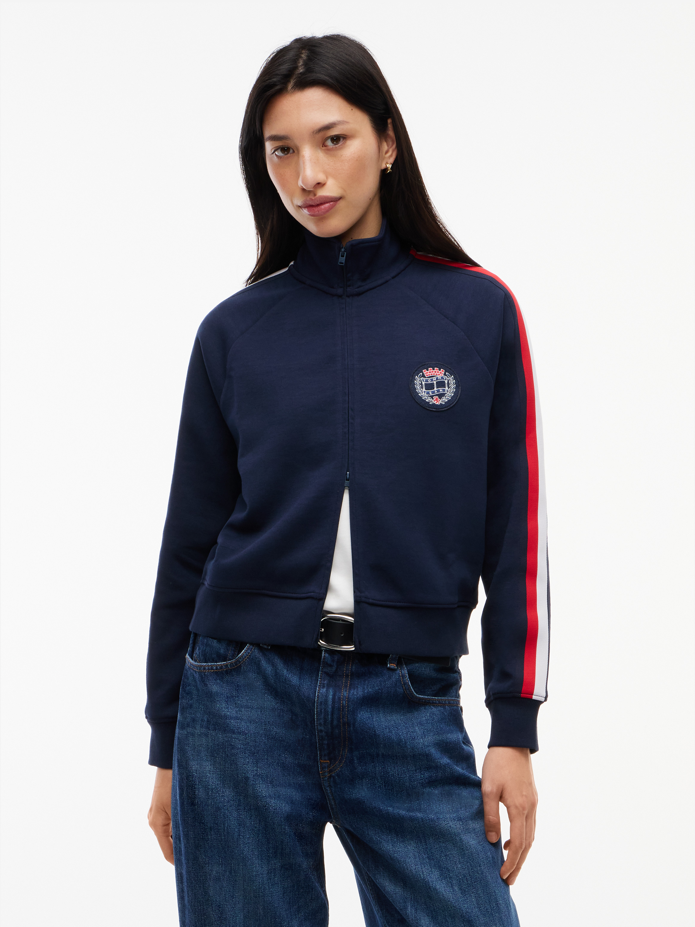 Global Stripe Crest Track Jacket