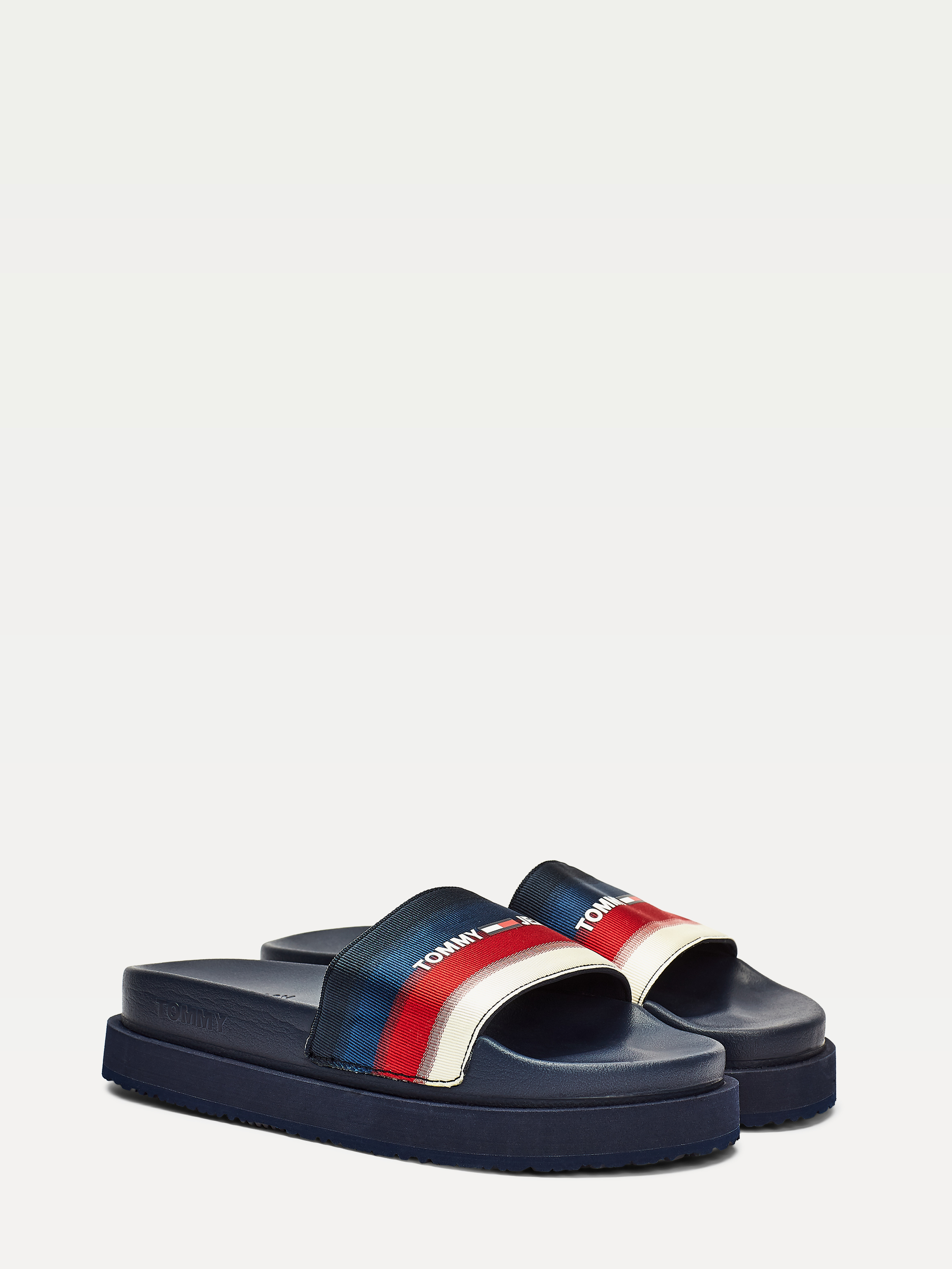 Degrade Flatform Pool Slide Sandals Flip Flops Tommy Hilfiger