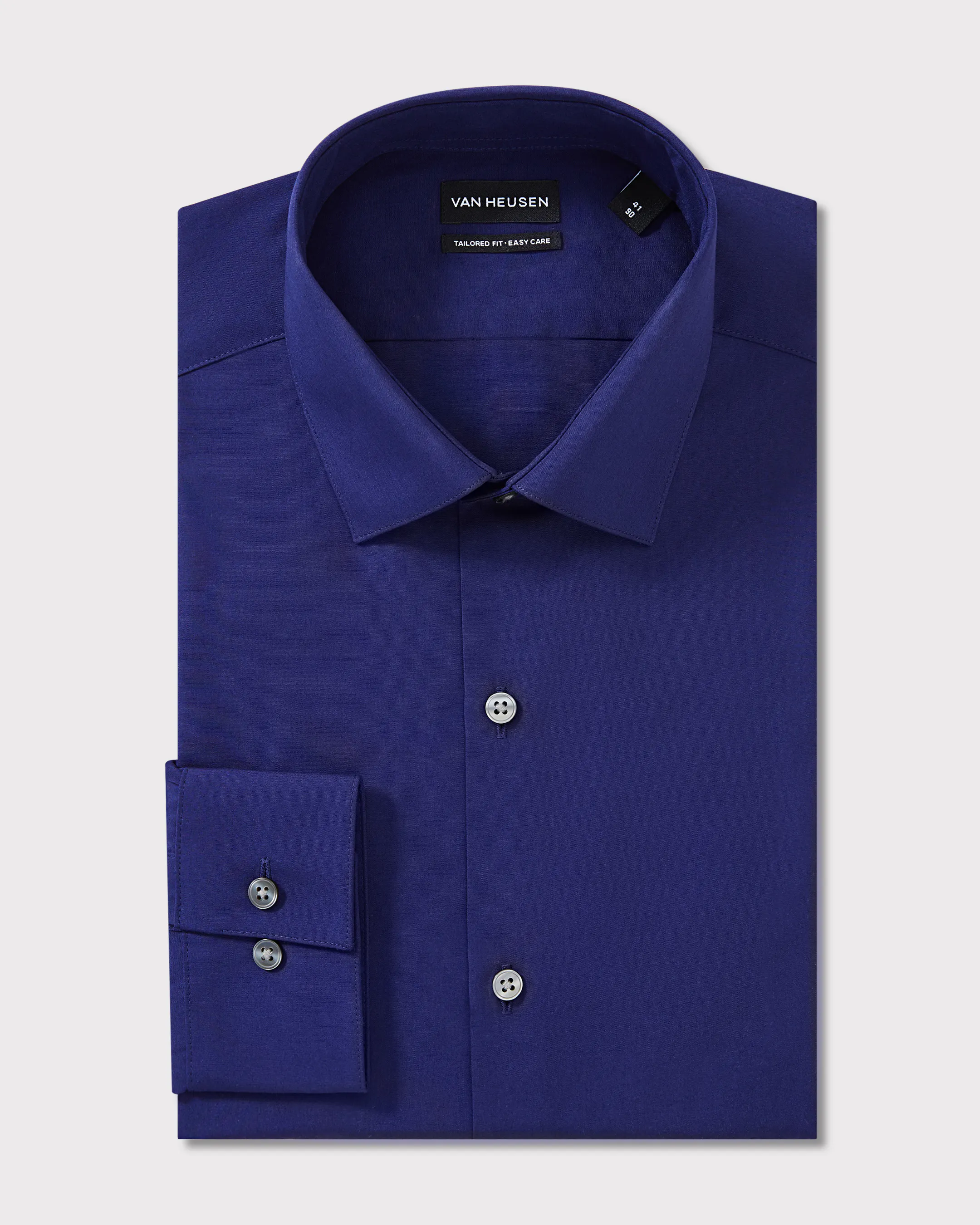 Euro Tailored Fit Shirt Solid Poplin Euro Tailored Fit Shirt Solid Poplin