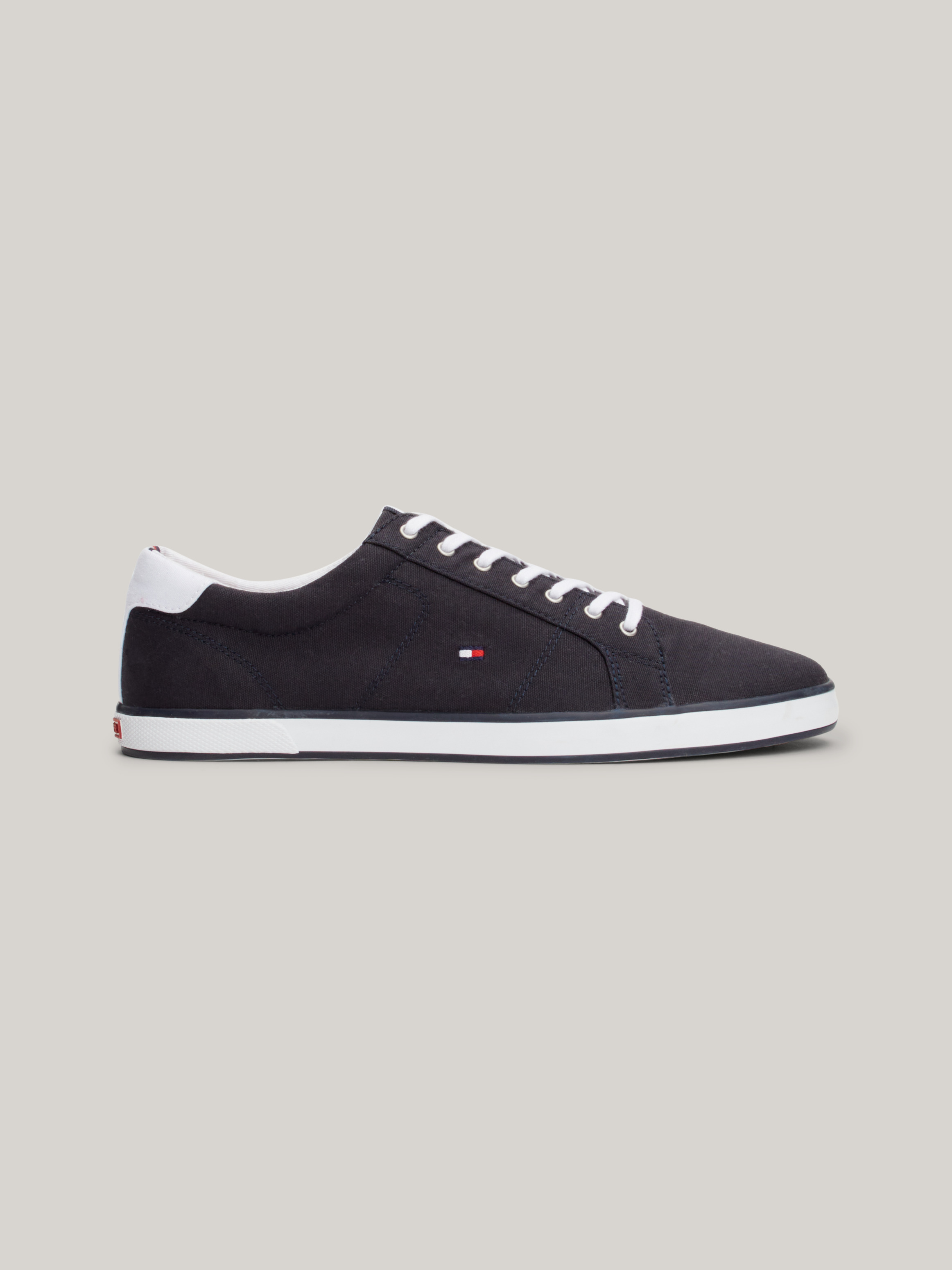 Canvas Lace Up Trainers Shoes Tommy Hilfiger