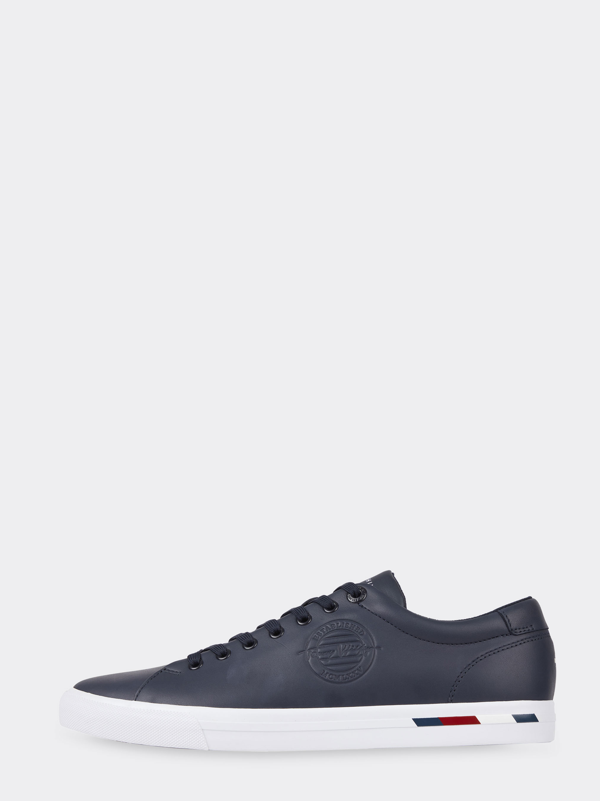 black leather tommy hilfiger shoes