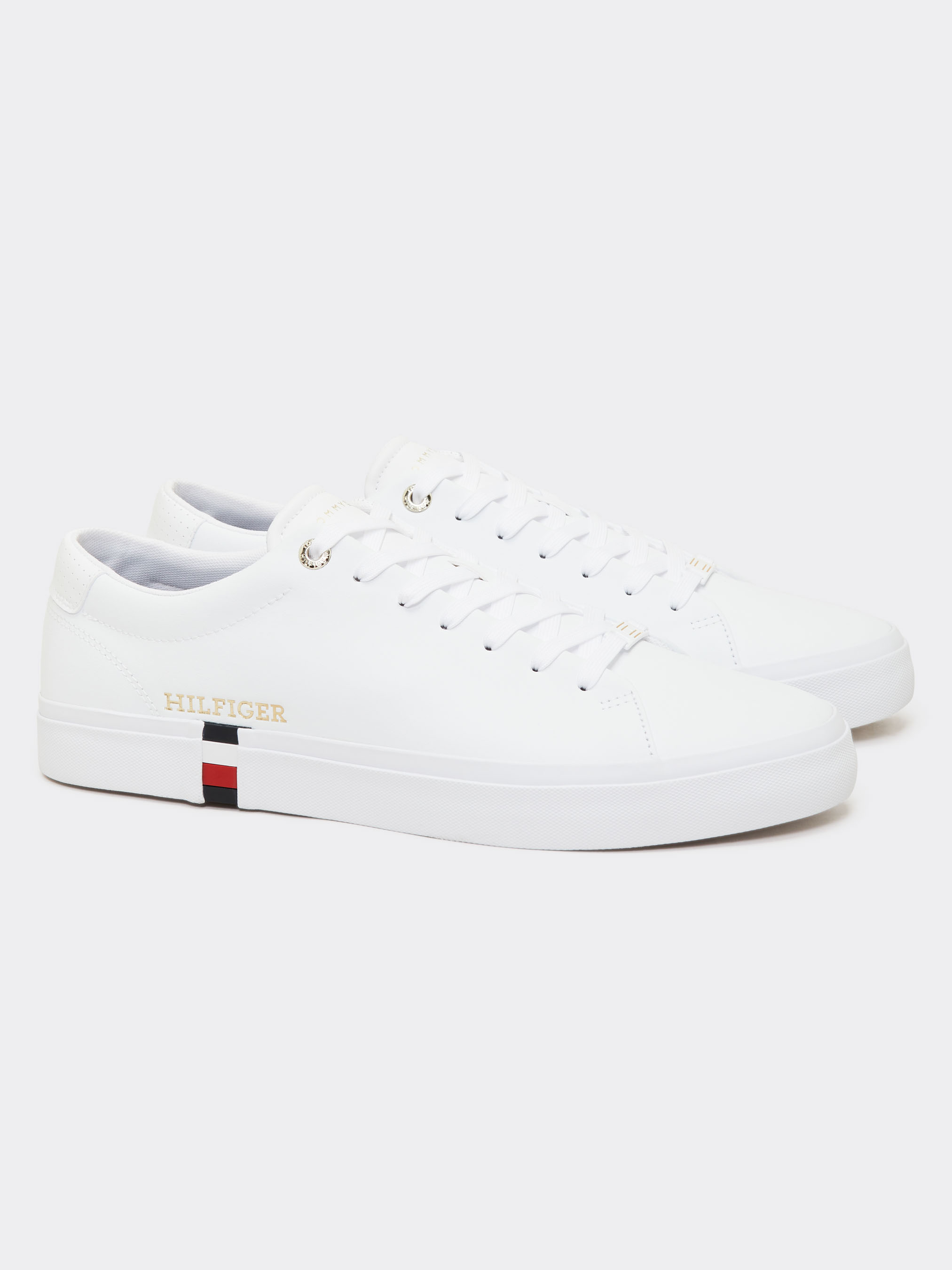 Tommy hilfiger best sale corporate leather sneaker