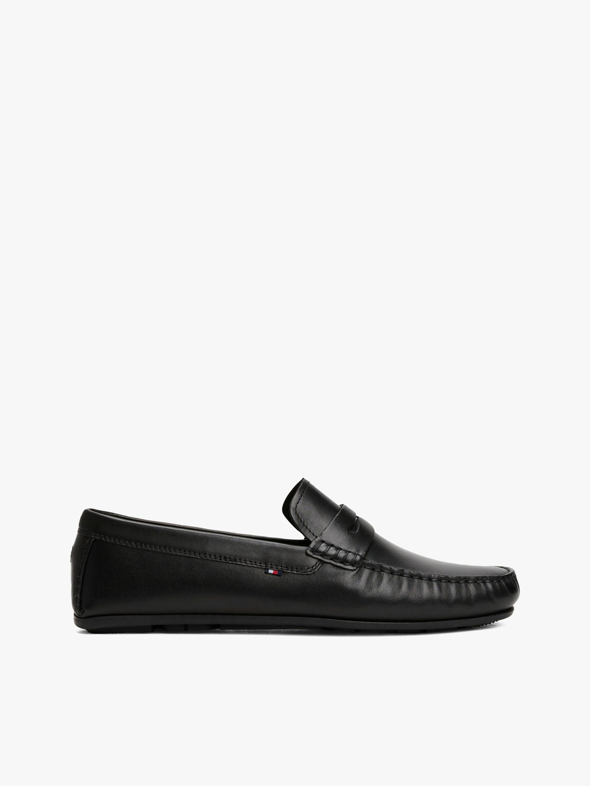 Signature Leather Slip-On Loafers