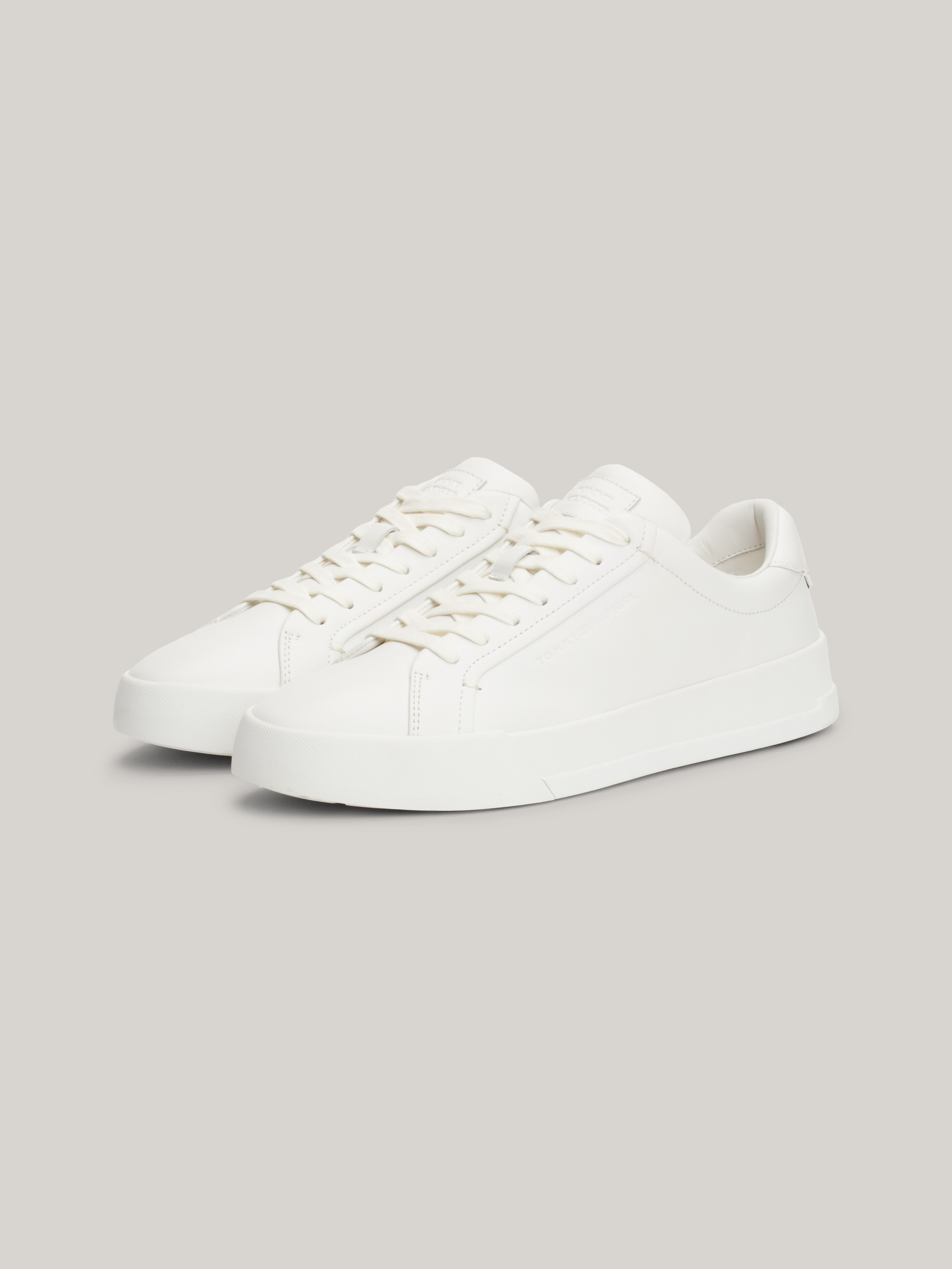 Premium Leather Court Trainers