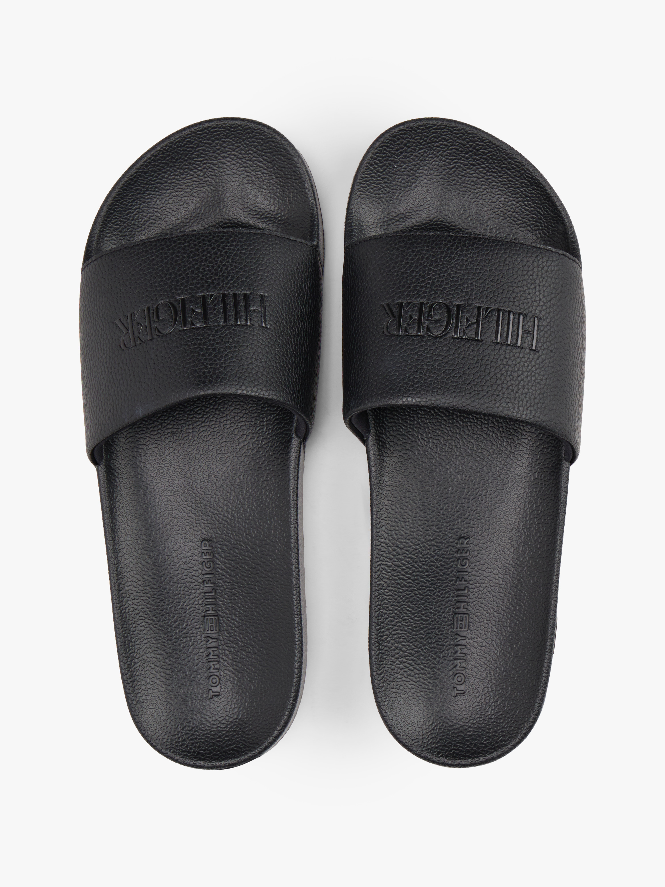 Embossed Logo Pool Slides | Slides | Tommy Hilfiger
