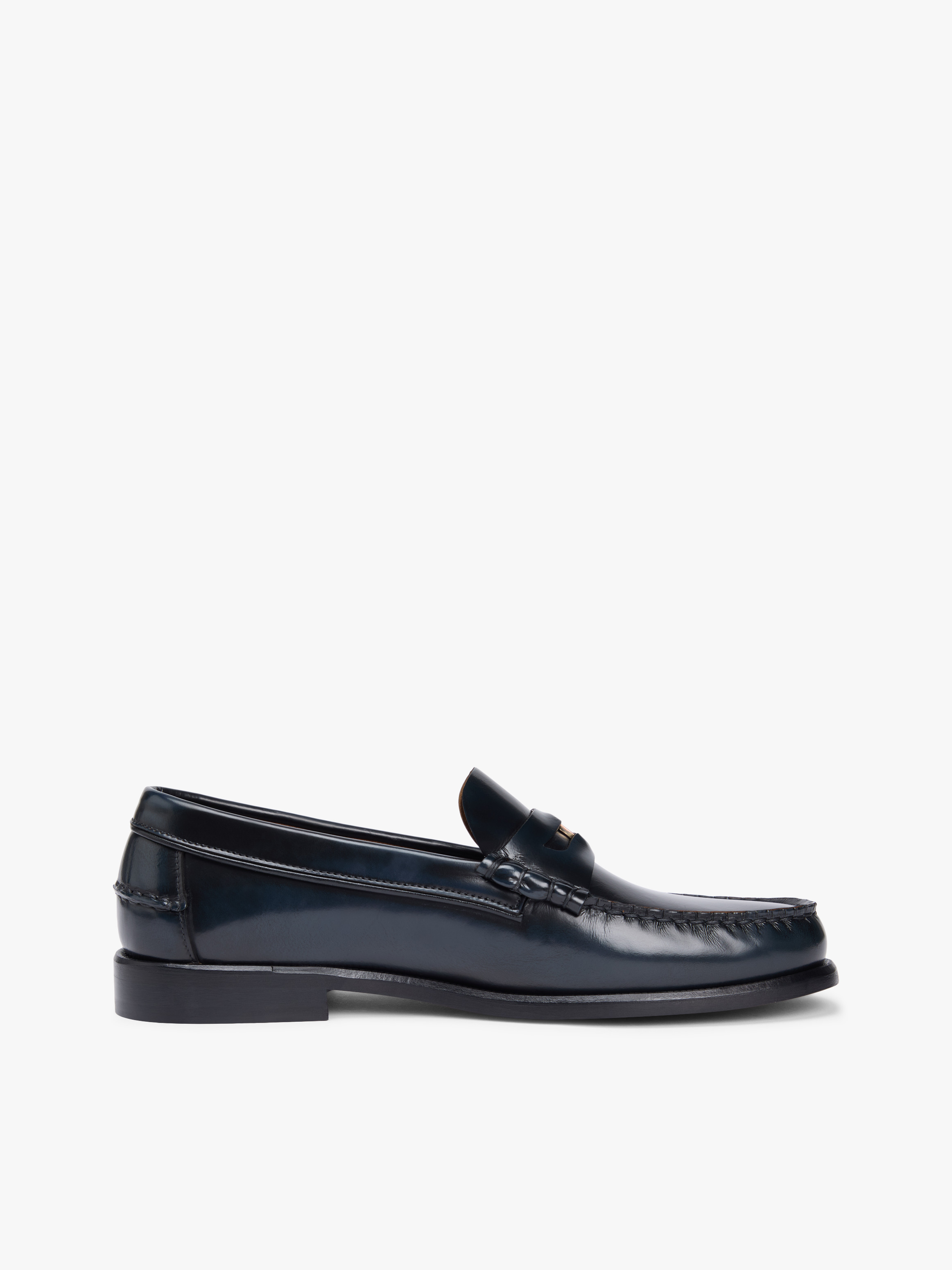 Patent Leather Debossed Loafers