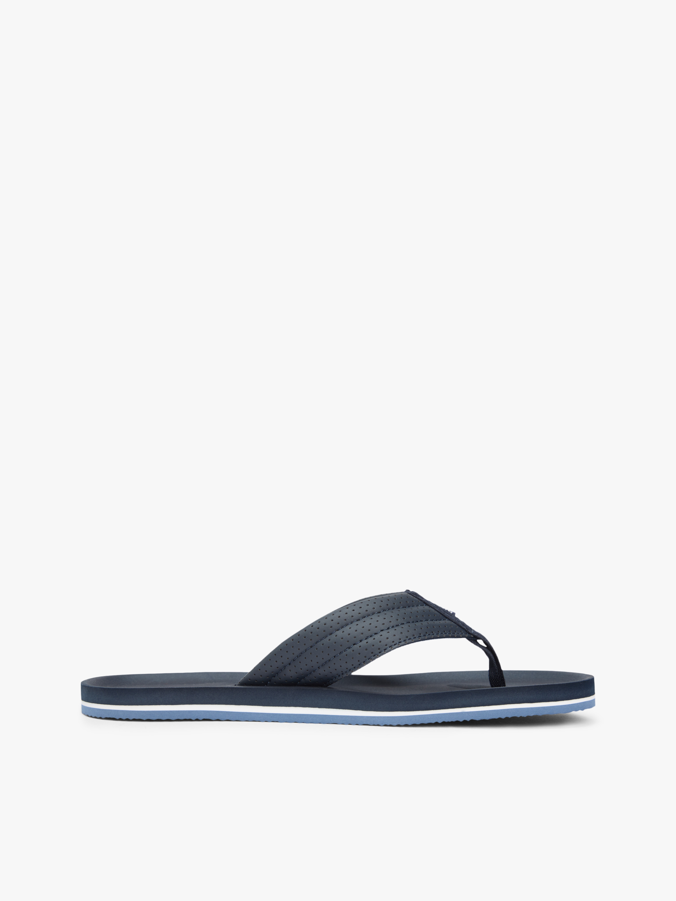Perforated Padded Strap Flip-Flops