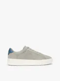 Contrast Heel Suede Court Trainers