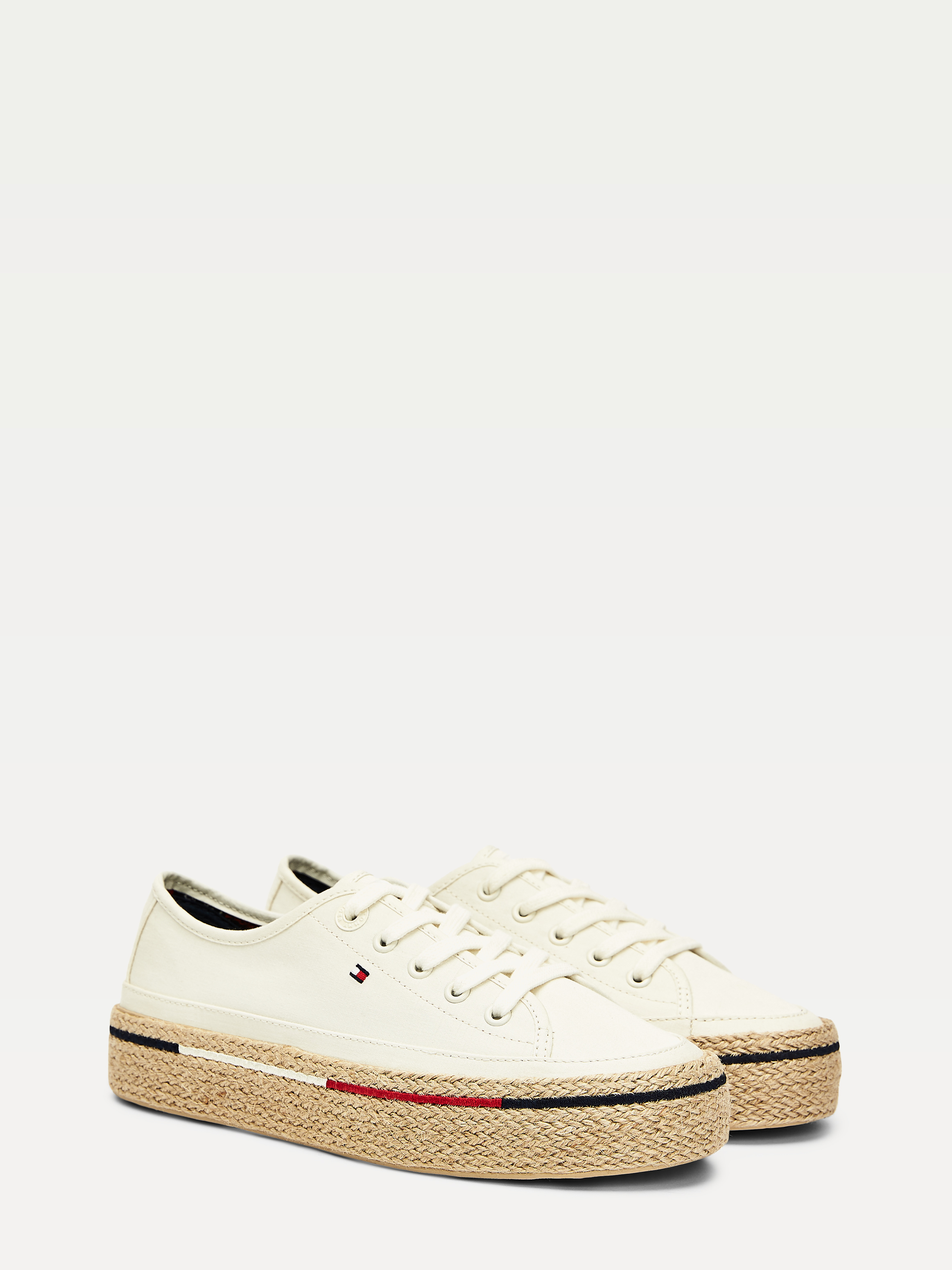 tommy hilfiger flatform rope sneaker