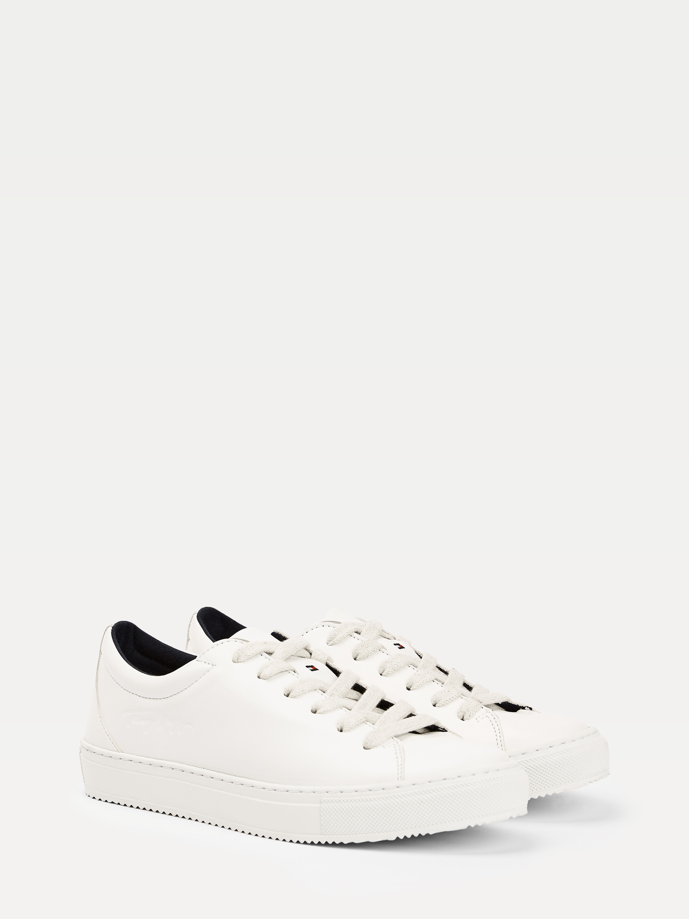 tommy hilfiger zero waste cupsole trainers white