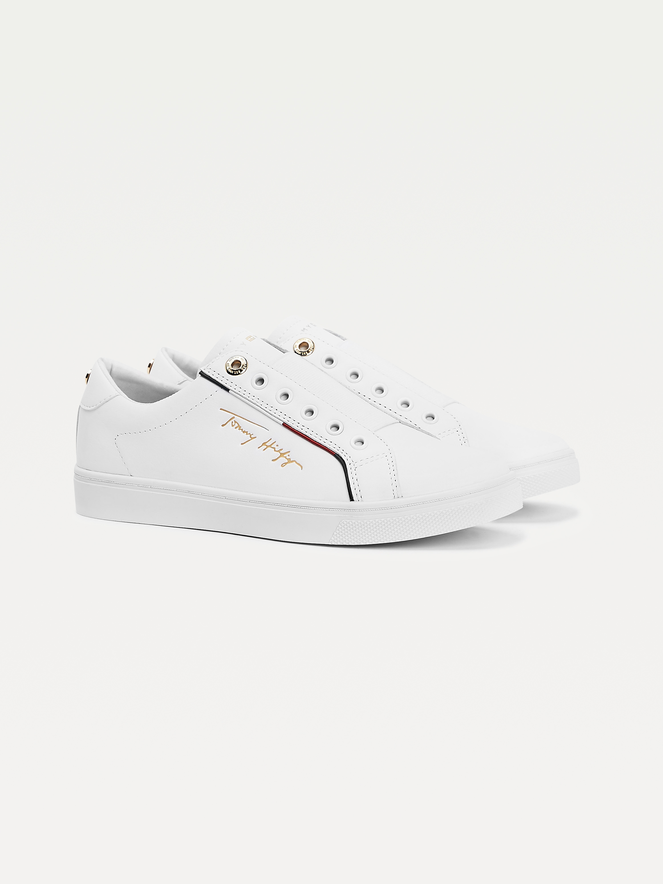 Tommy hilfiger outlet logo trainers