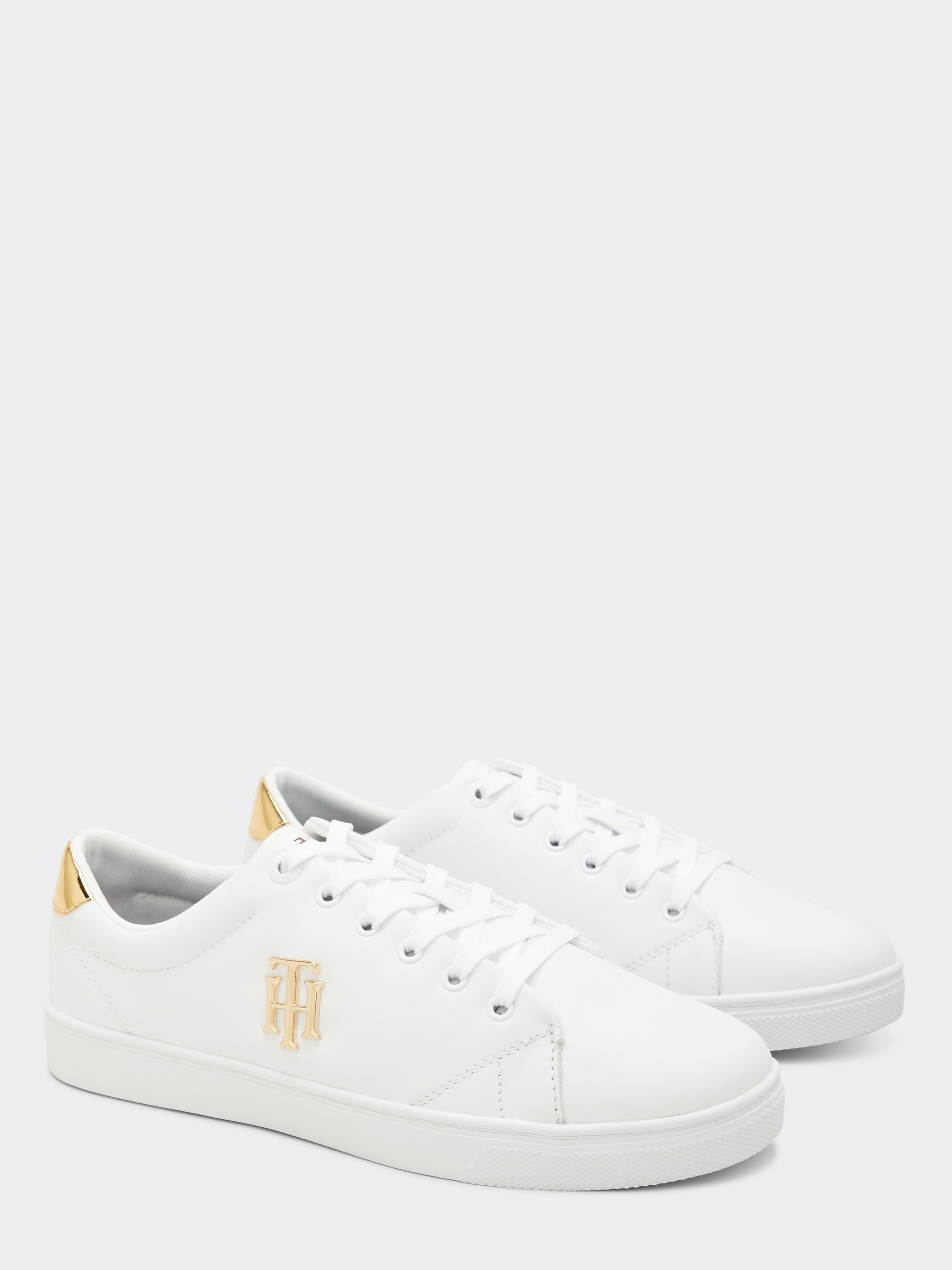 tommy hilfiger gold sneakers