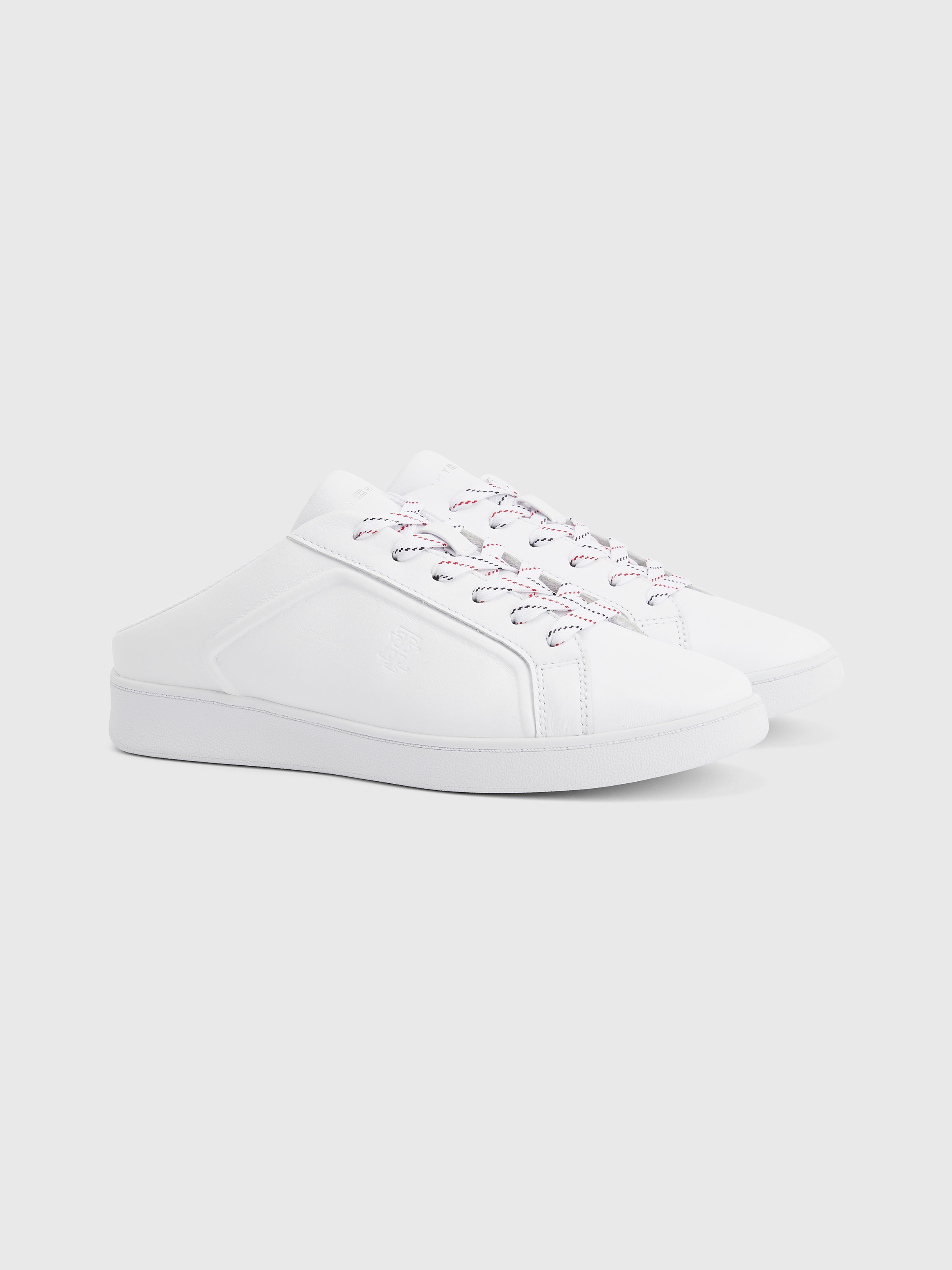 White store mule sneakers