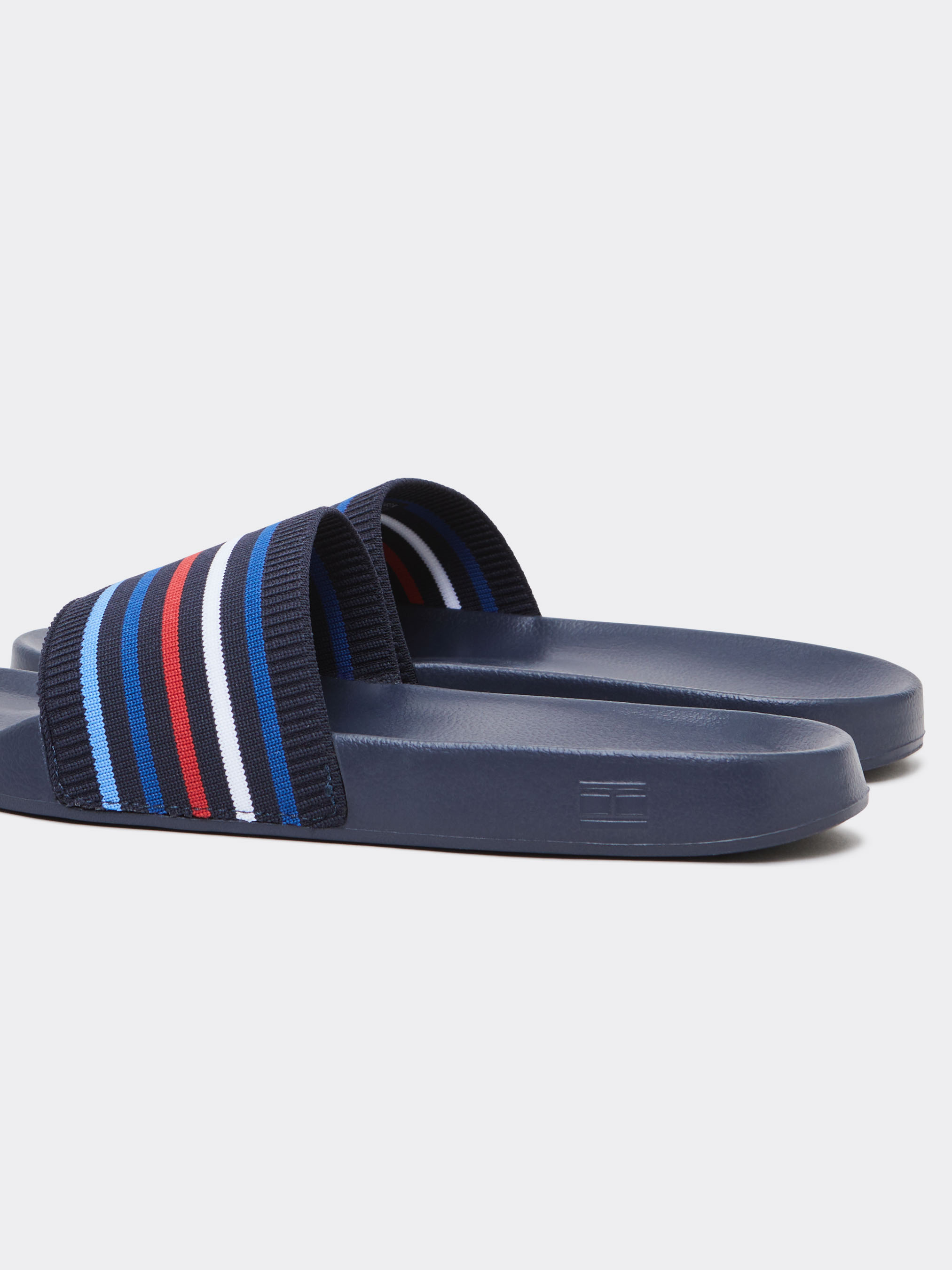 Global Stripe Pool Slides Sandals Slides Tommy Hilfiger