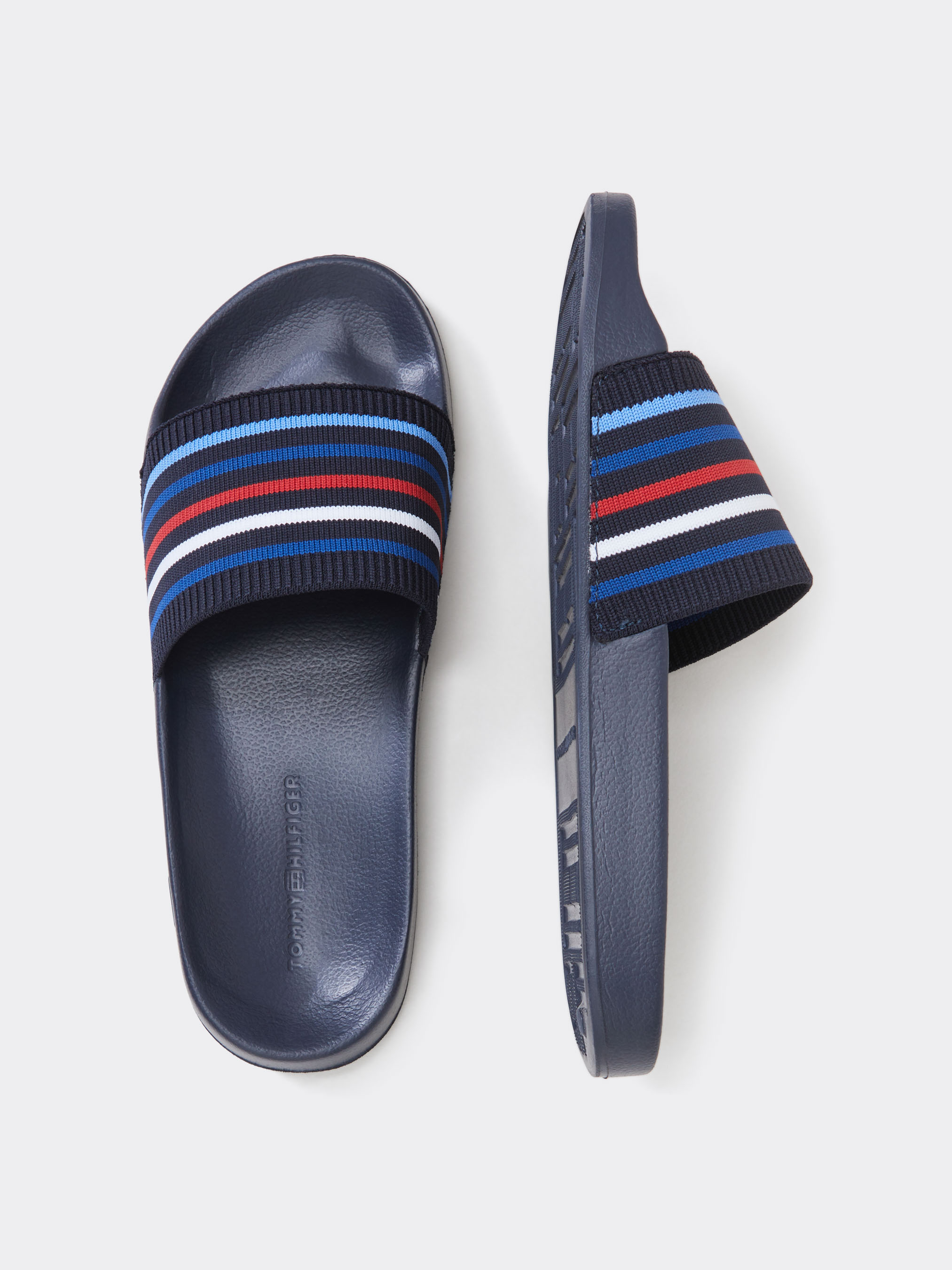 Global Stripe Pool Slides | Sandals & Slides | Tommy Hilfiger