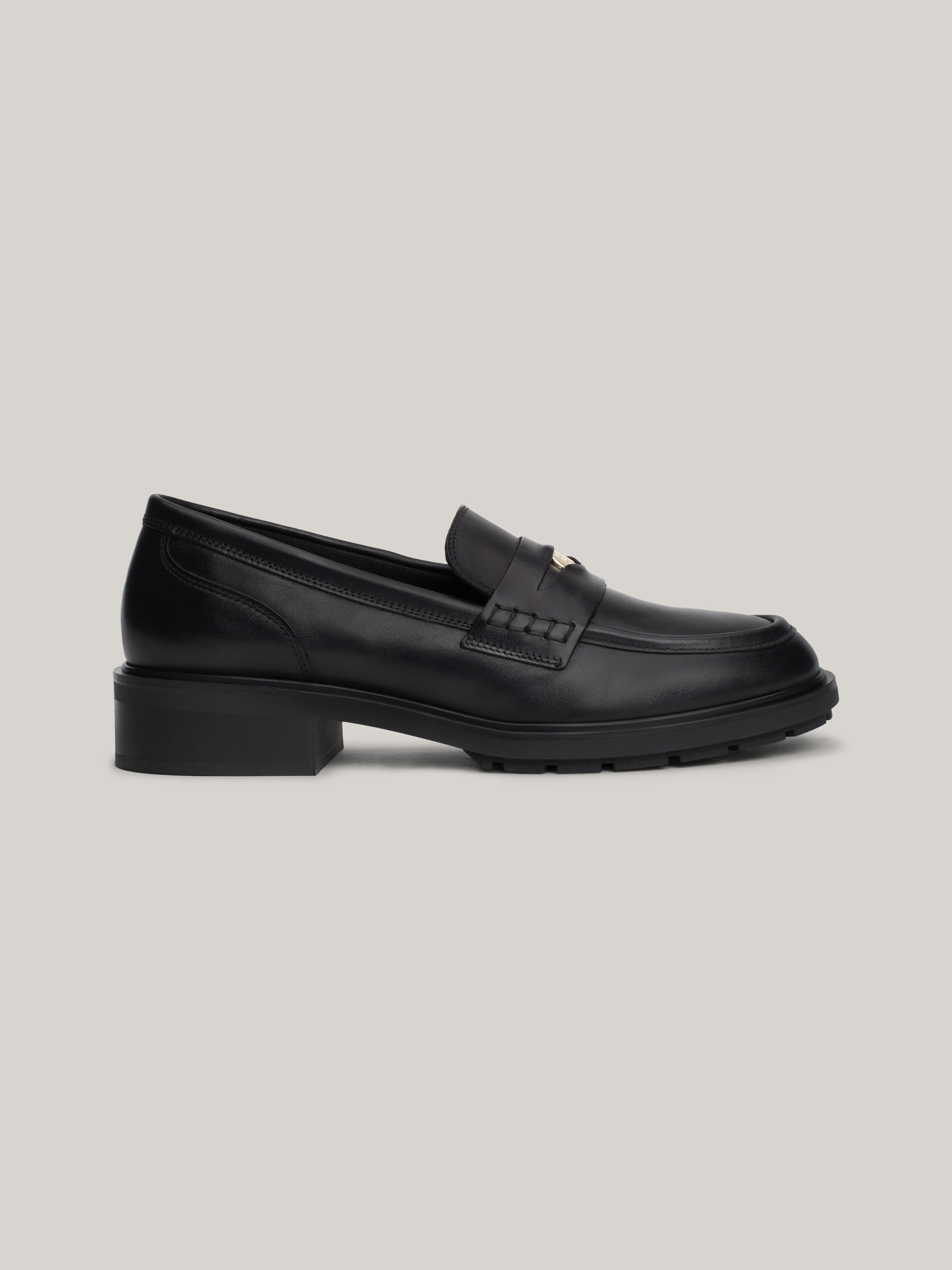 Half Cleat Utility Leather Penny Loafers | Casual Shoes