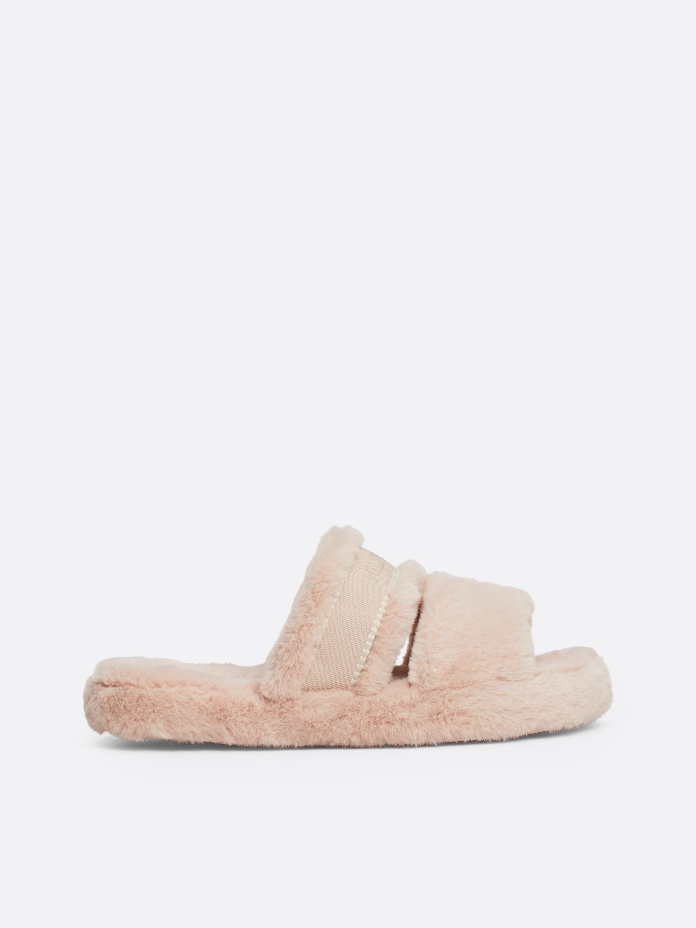 fluffy tommy hilfiger slides