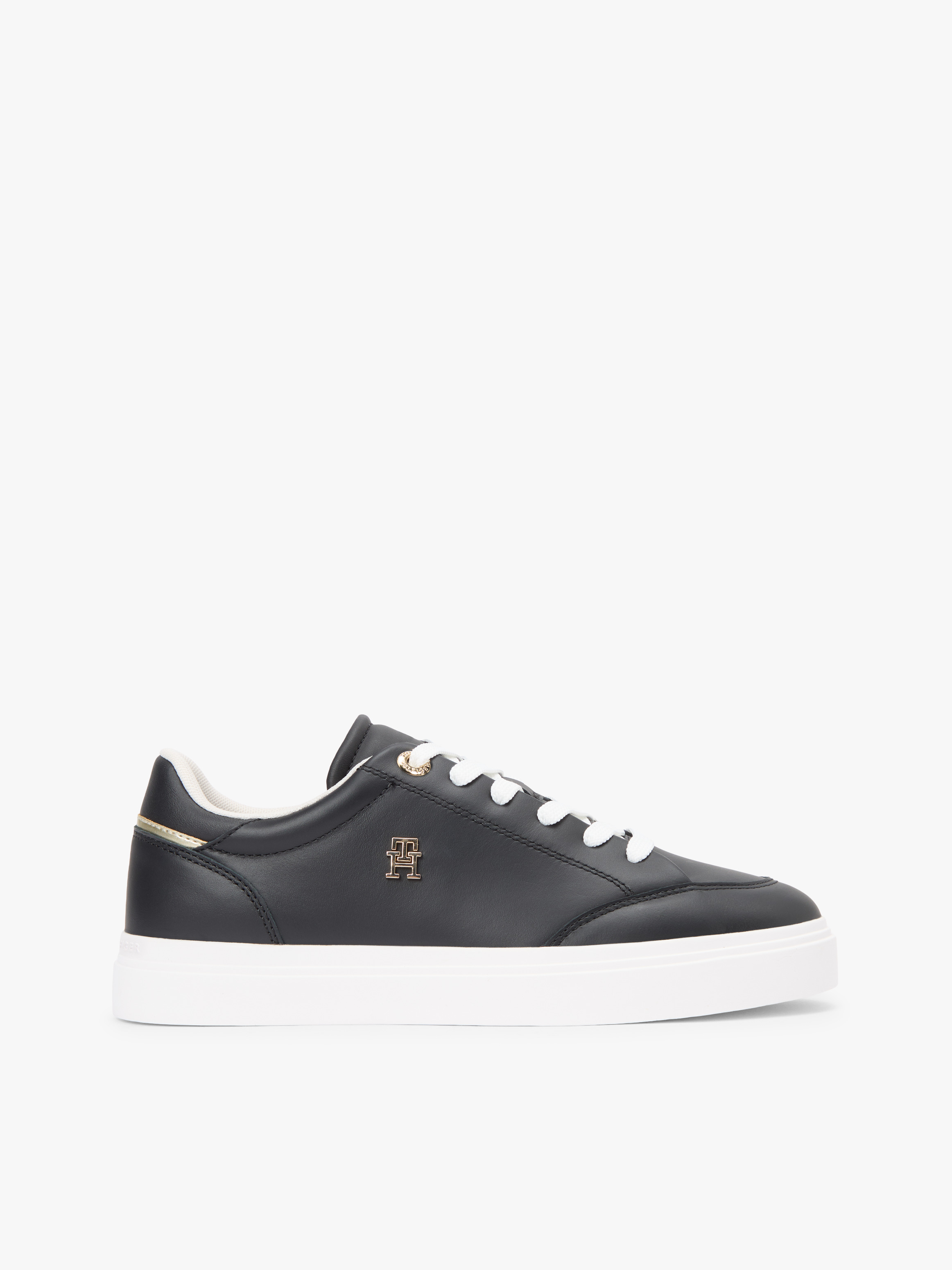 Leather TH Monogram Cupsole Trainers
