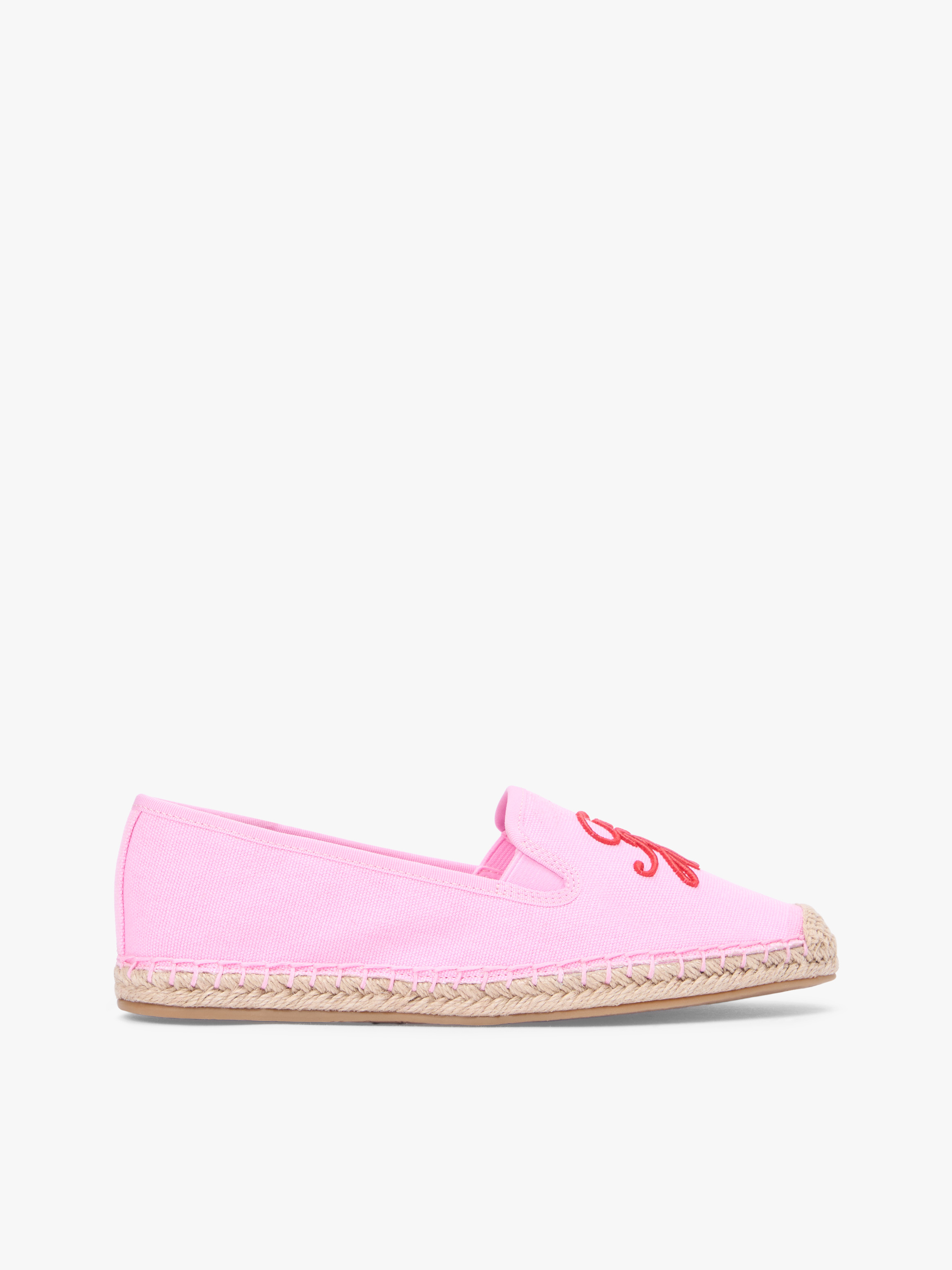 Logo Embroidery Canvas Espadrilles