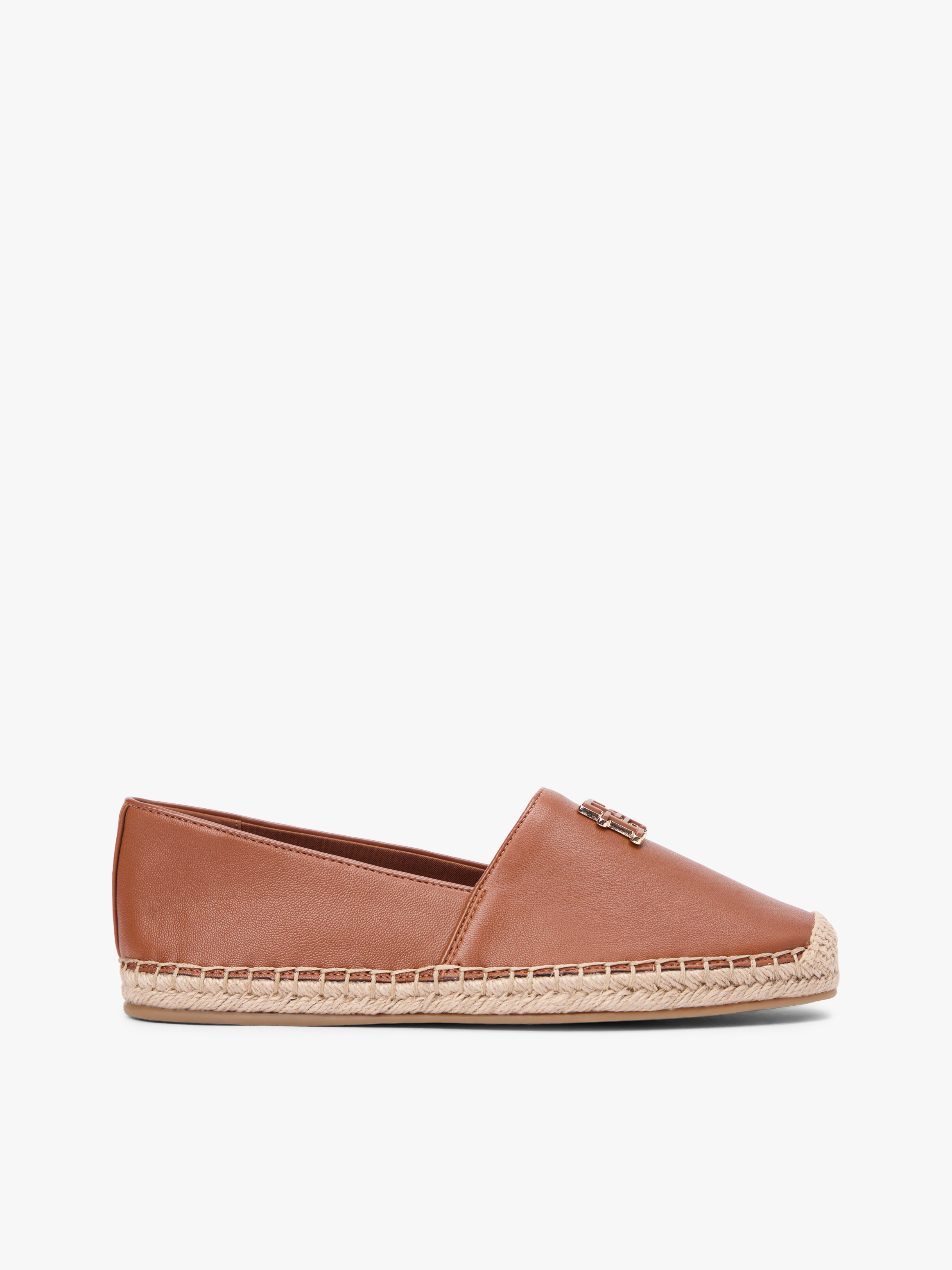 TH Monogram Leather Espadrilles