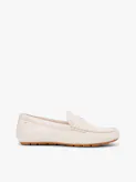 Leather Enamel Flag Driver Shoes