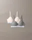 Icon Cotton Stretch 2 Pack Girls Triangle Bras